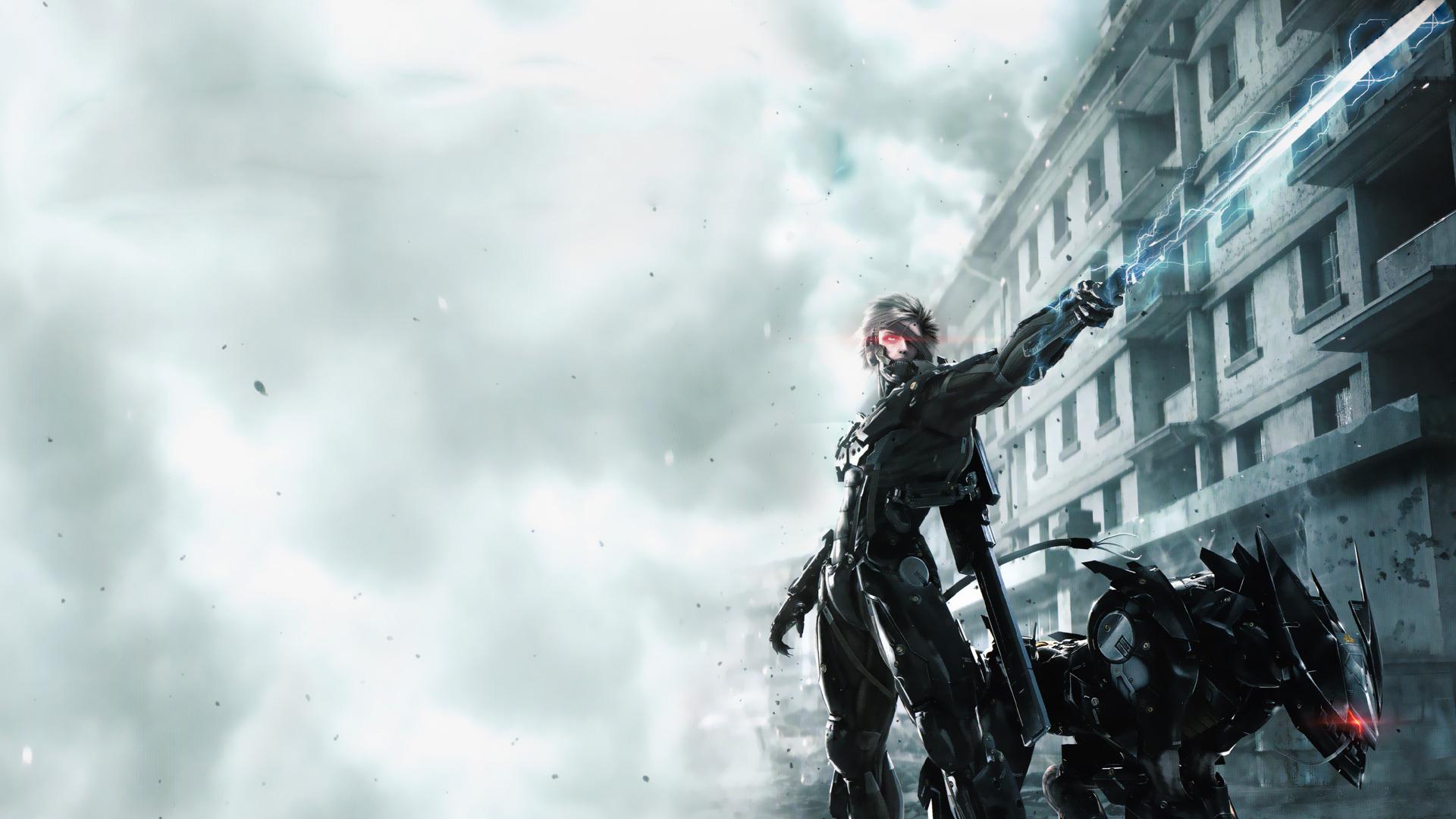 1920x1080 Wallpaper Metal Gear Rising Revengeance Town Ruin Armor Gear Rising Revengeance Арт