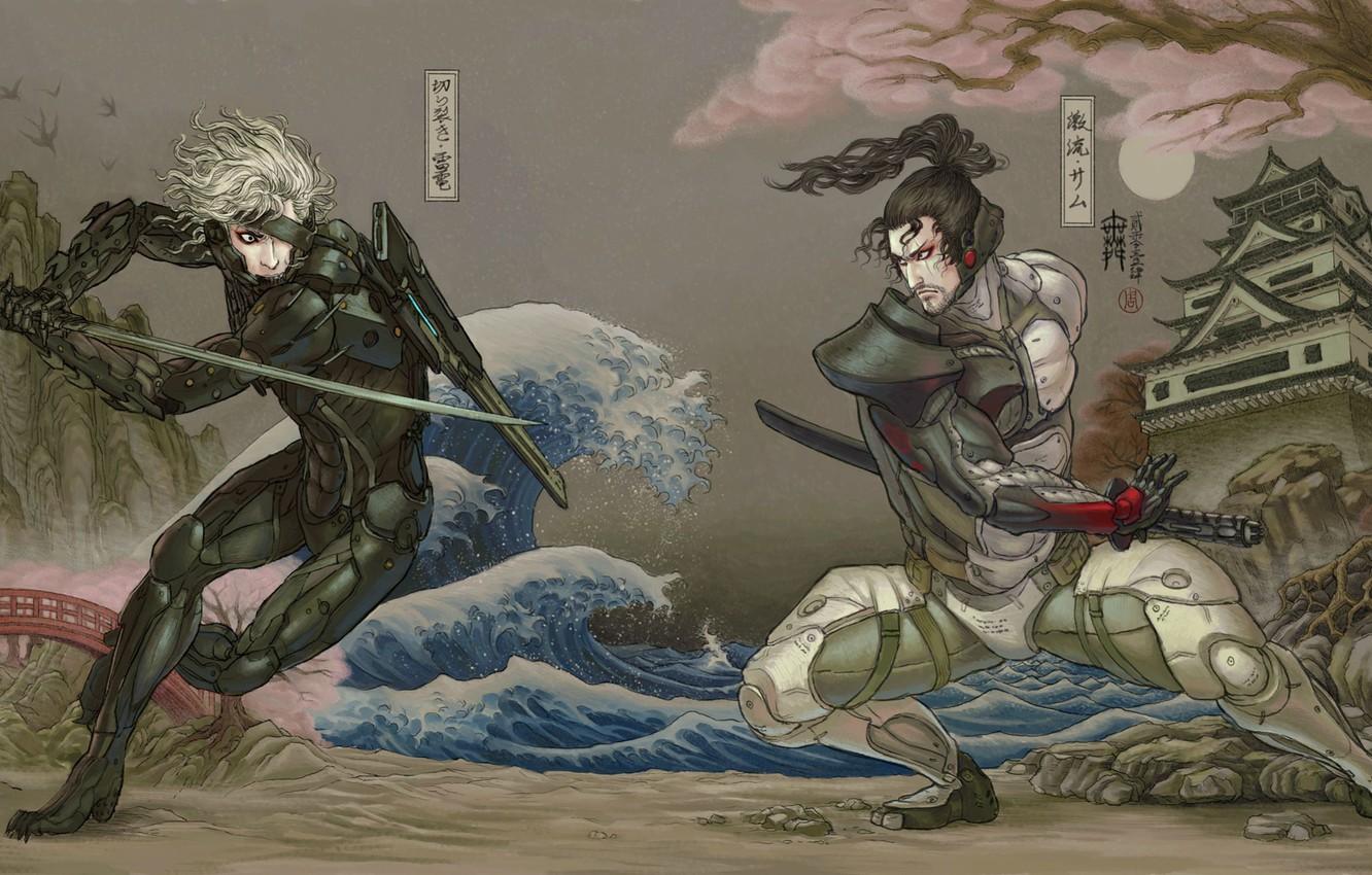 1332x850 Wallpaper Raiden, Metal Gear Rising: Revengeance, Samuel Rodrigues image for desktop, section игры