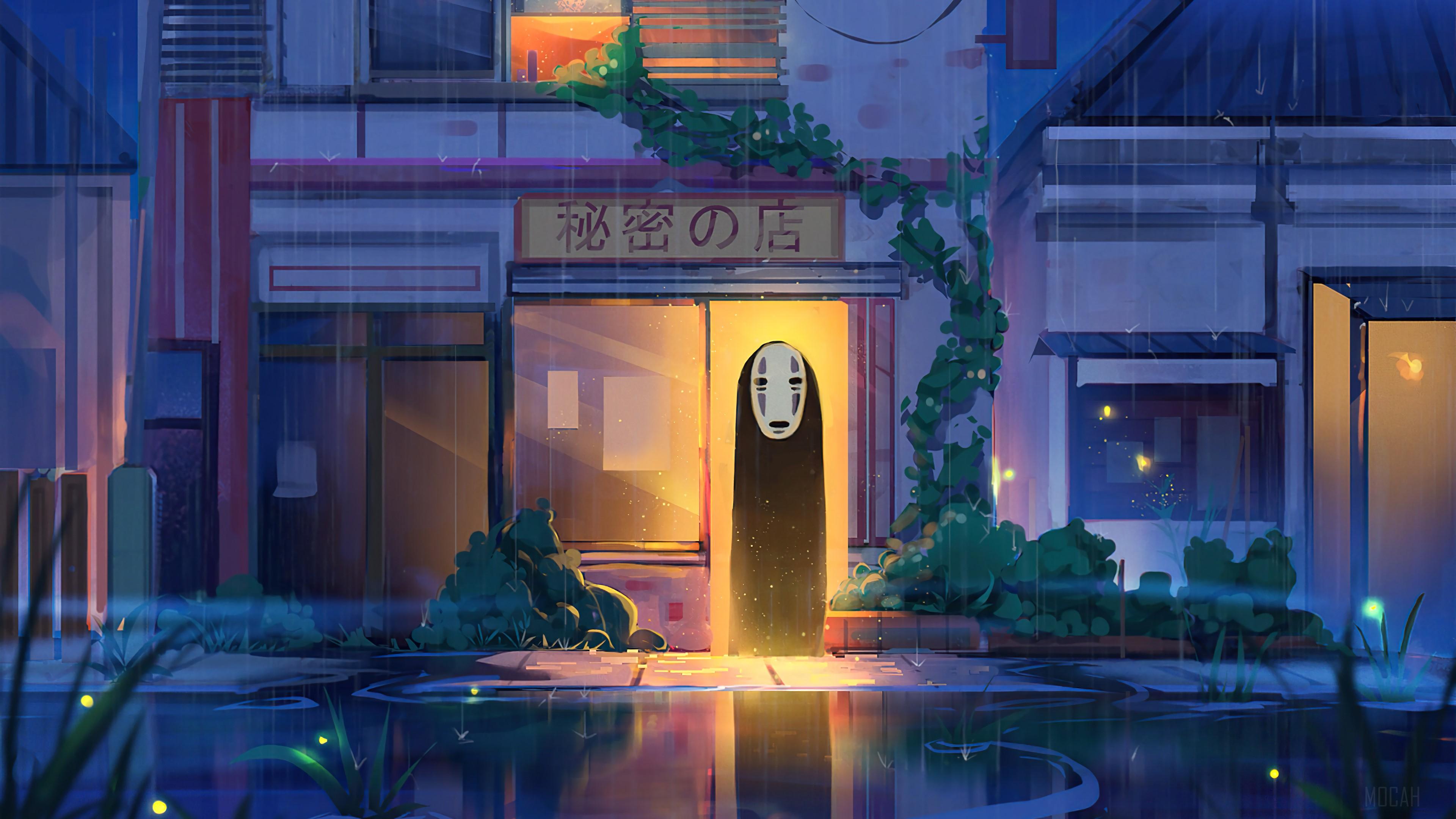 3840x2160 spirited away HD wallpaper, Background