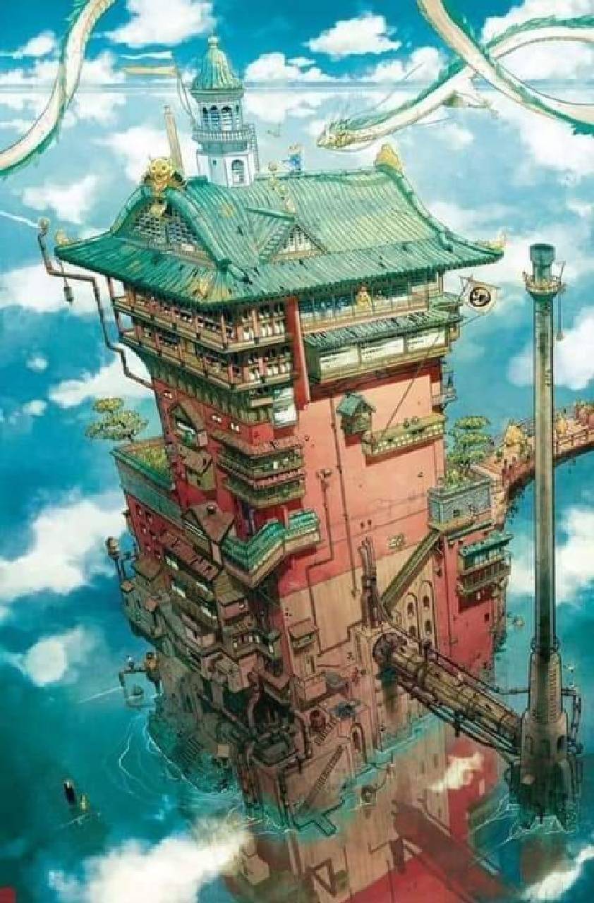 842x1280 Spirited Away Wallpaper