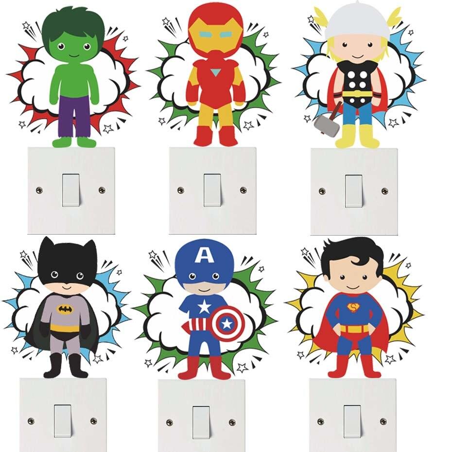 930x930 Cute Batman Stickers Wallpaper Superhero Funny Window Vinyl Decals Car Styling Self Adhesive Emblem Car Sticker Accessories At The Price Of $0.80 In