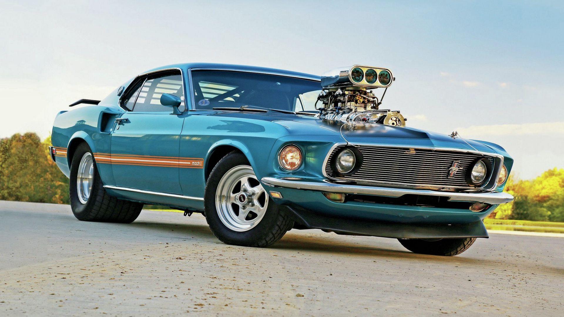 1920x1080 Download wallpaper 1920x1080 ford, pro street, mustang full hd, hdtv, fhd, 1080p HD background
