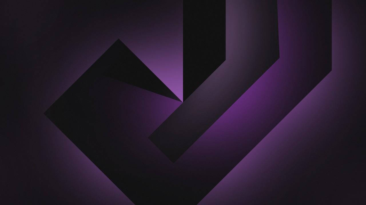 1280x720 Dark Purple K Wallpaper 3D Models. Free