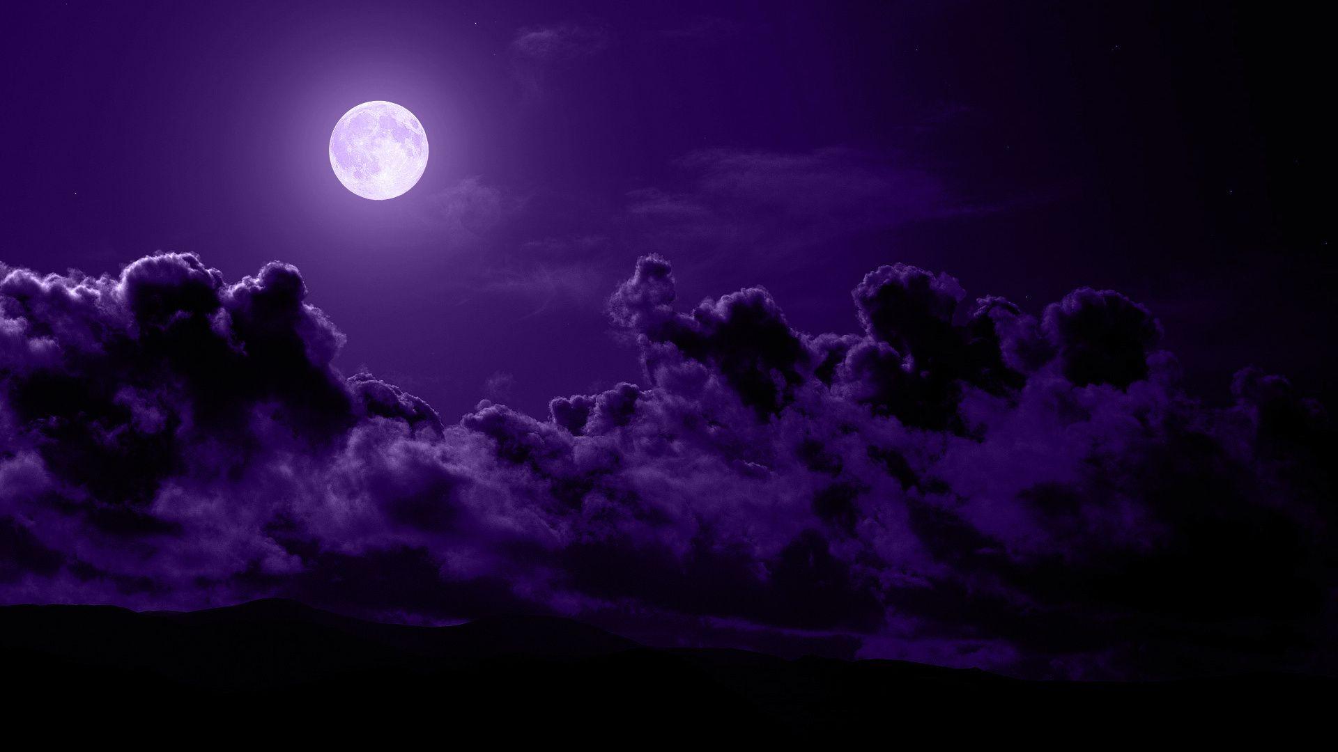1920x1080 Aesthetic Purple Laptop Wallpaper