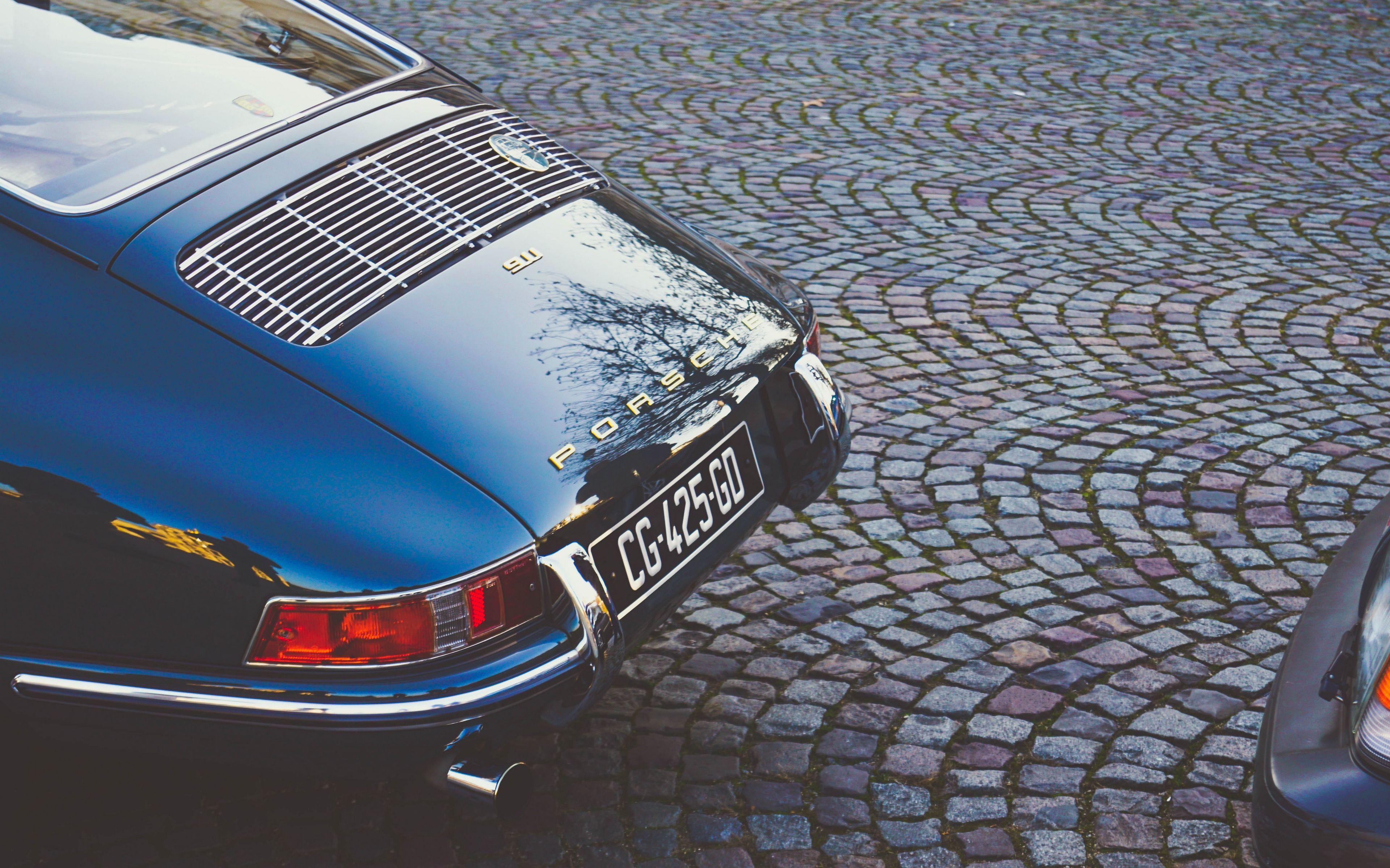 3840x2400 Download wallpaper 3840x2400 porsche, porsche rear view 4k