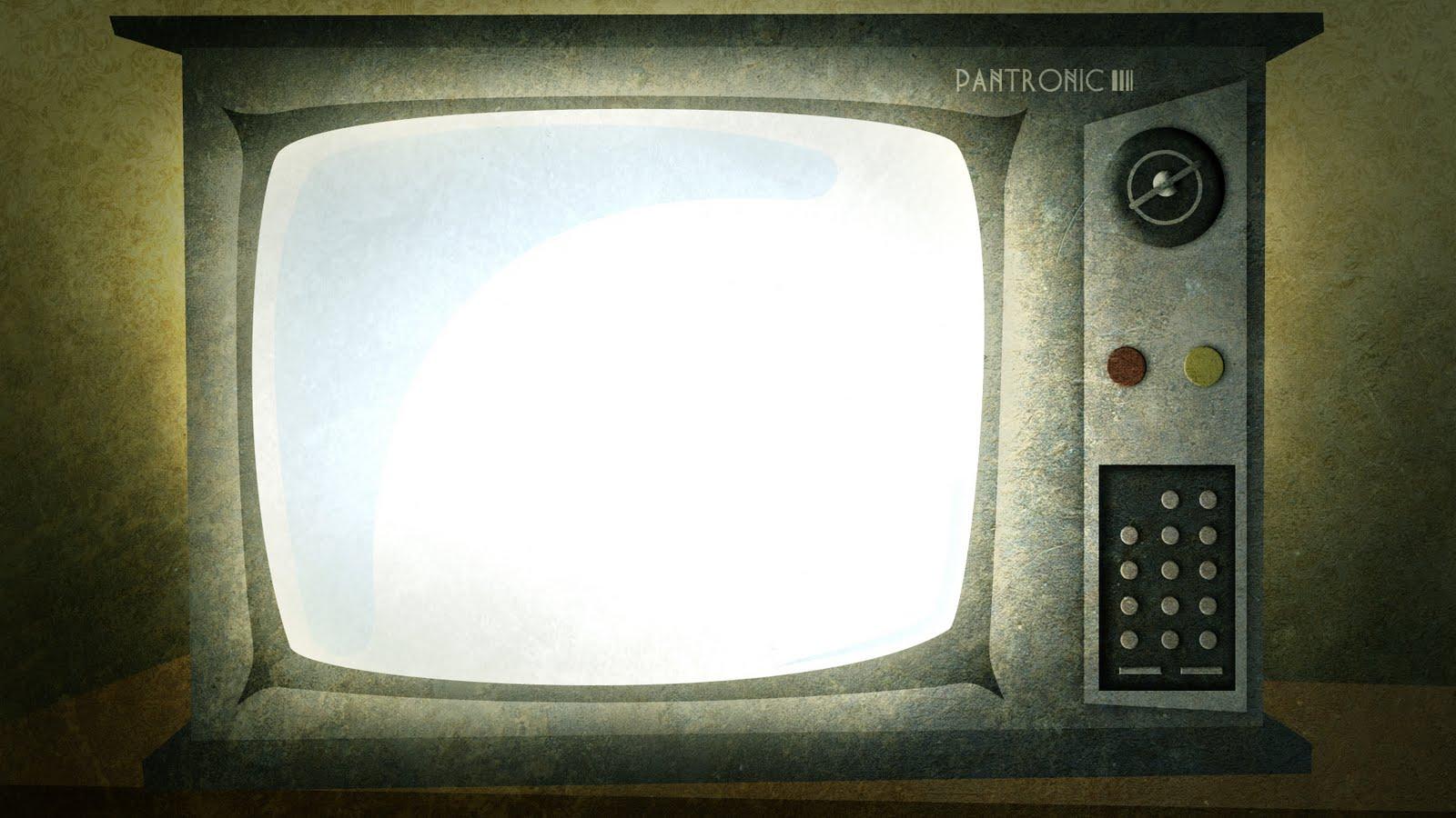 1600x900 TV Frame Background For PowerPoint and Frame PPT Templates