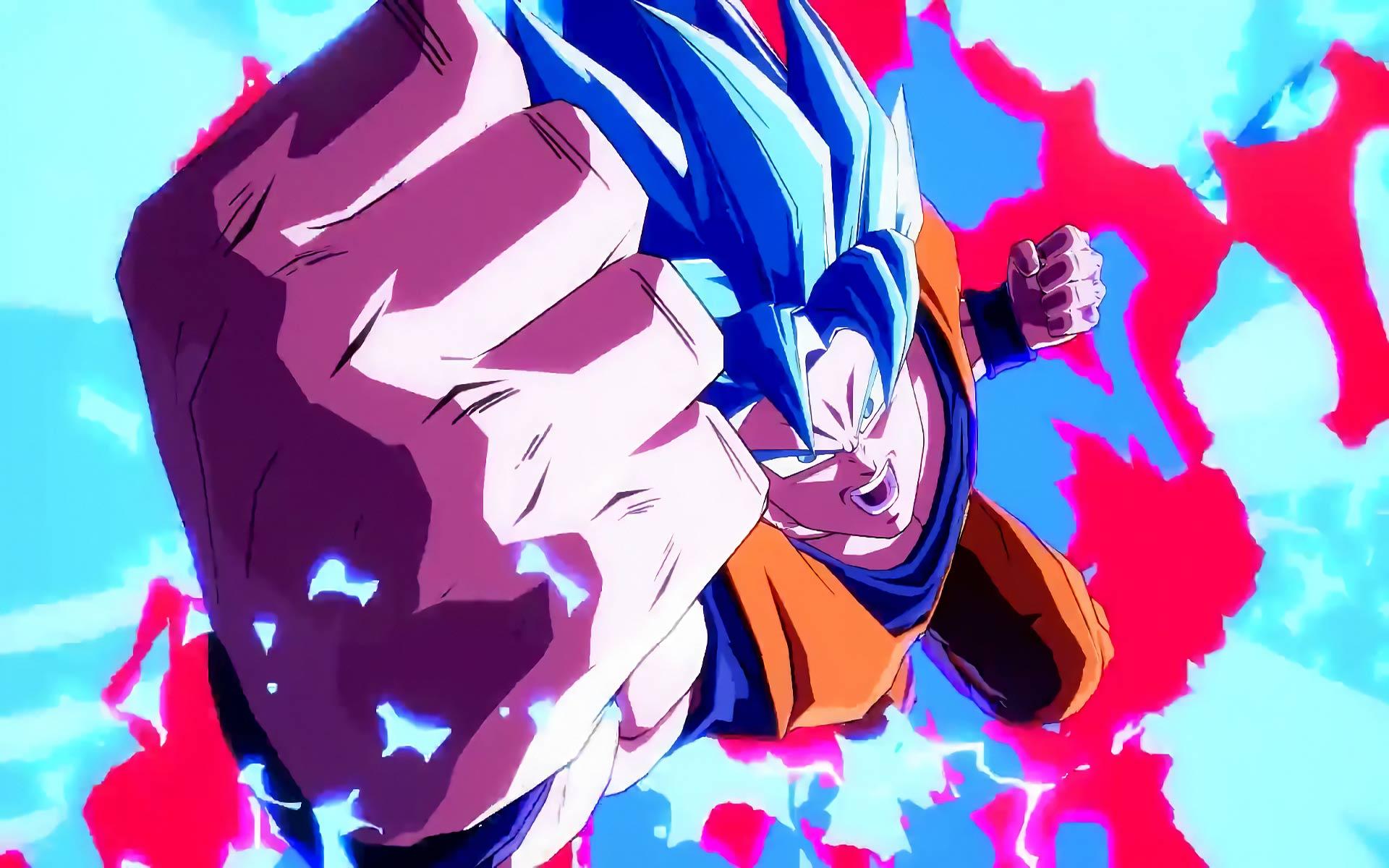 1920x1200 Goku Super Saiyan Blue Dragon Ball FighterZ Wallpaper