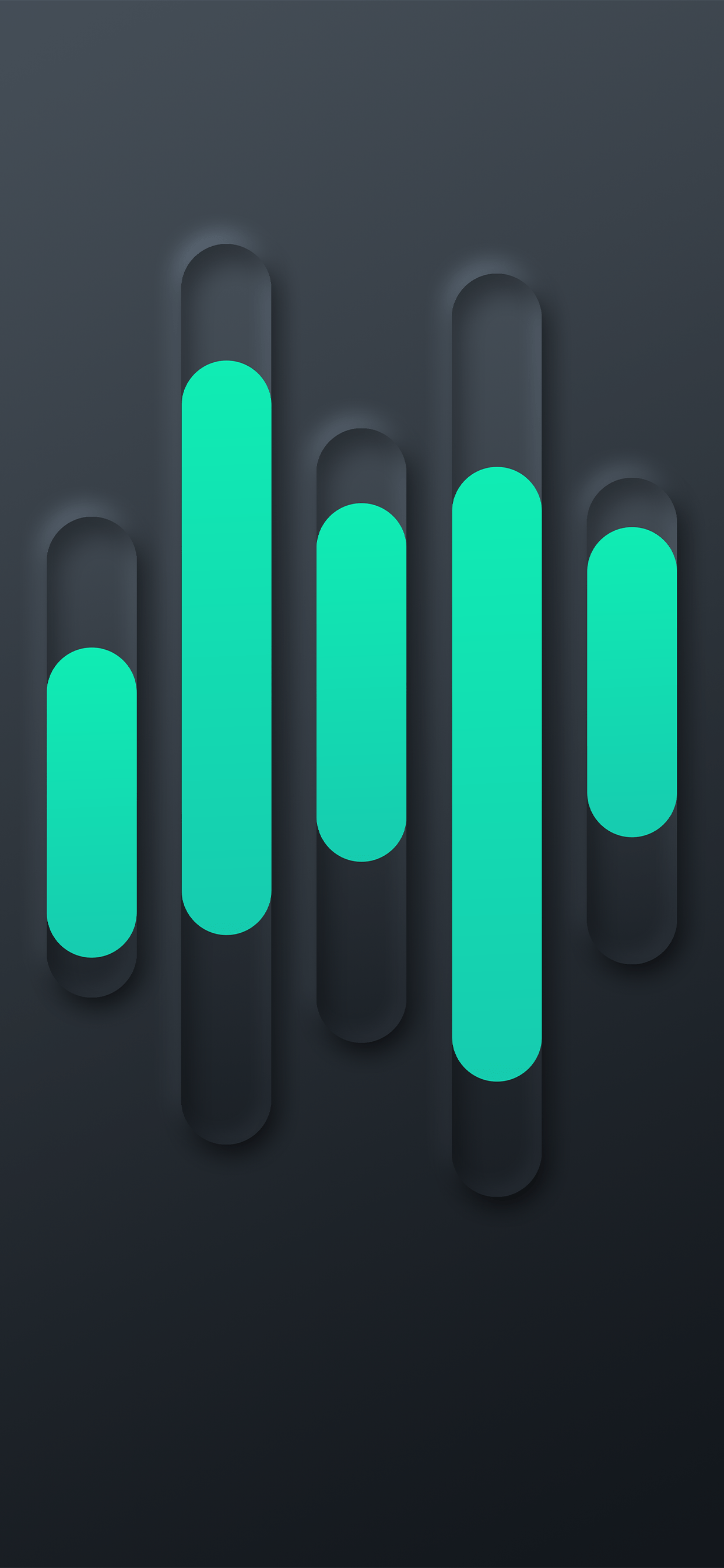 1242x2688 This neumorphism iPhone wallpaper pack is on trend