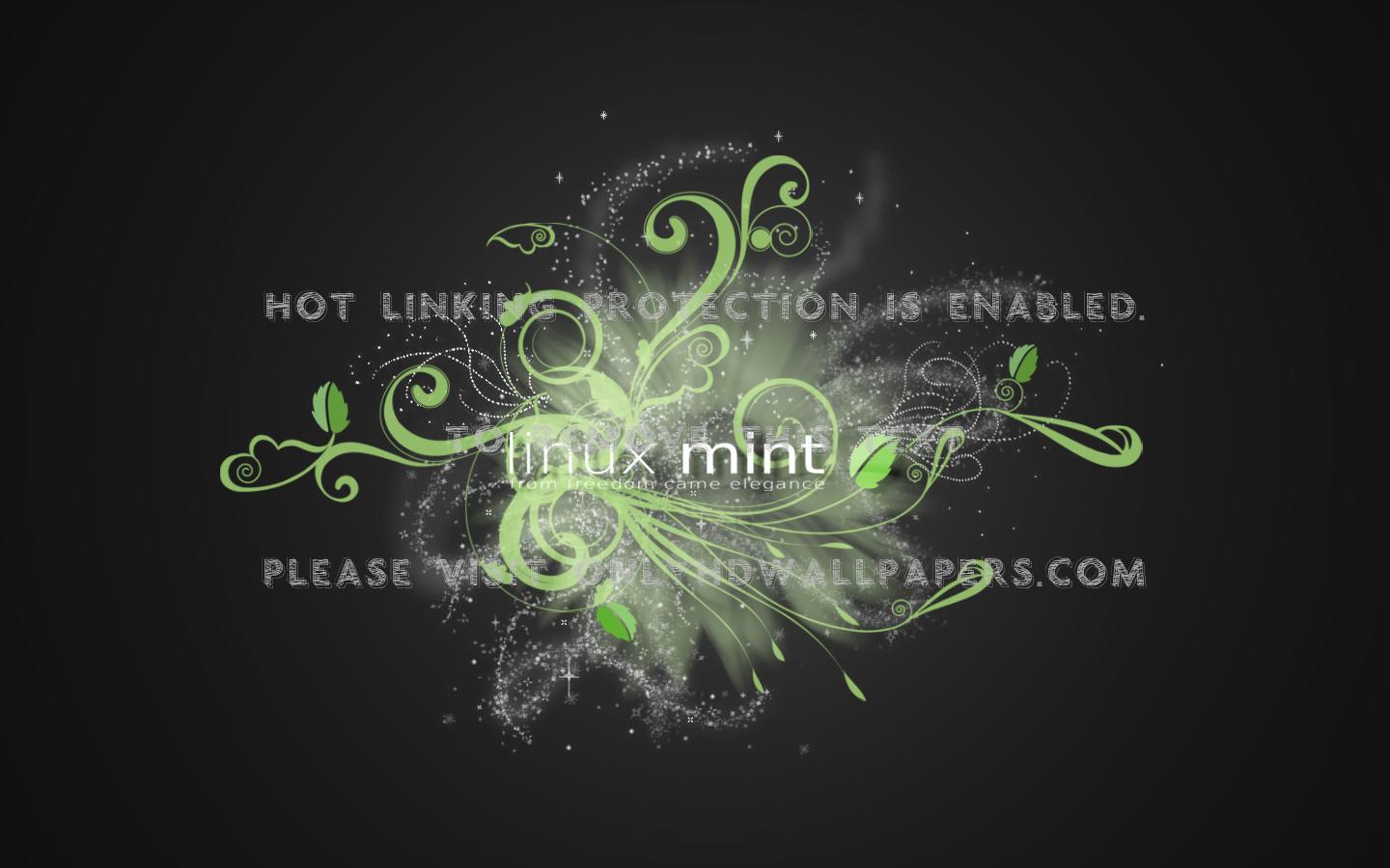 1440x900 wallpaper linux mint, green, black, text, font, graphic design, organism, design, line, graphics, pattern