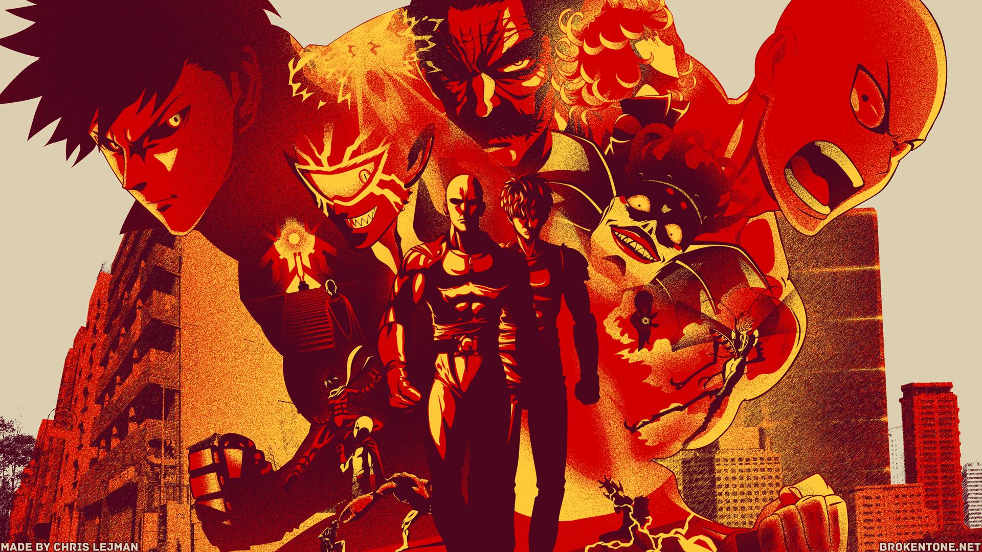 1920x1080 Onepunch Man Wallpaper: Much Punches