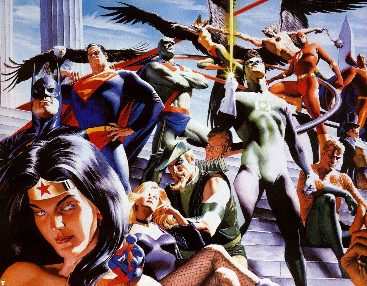 1200x934 The Justice League by Alex Ross: comicbooks