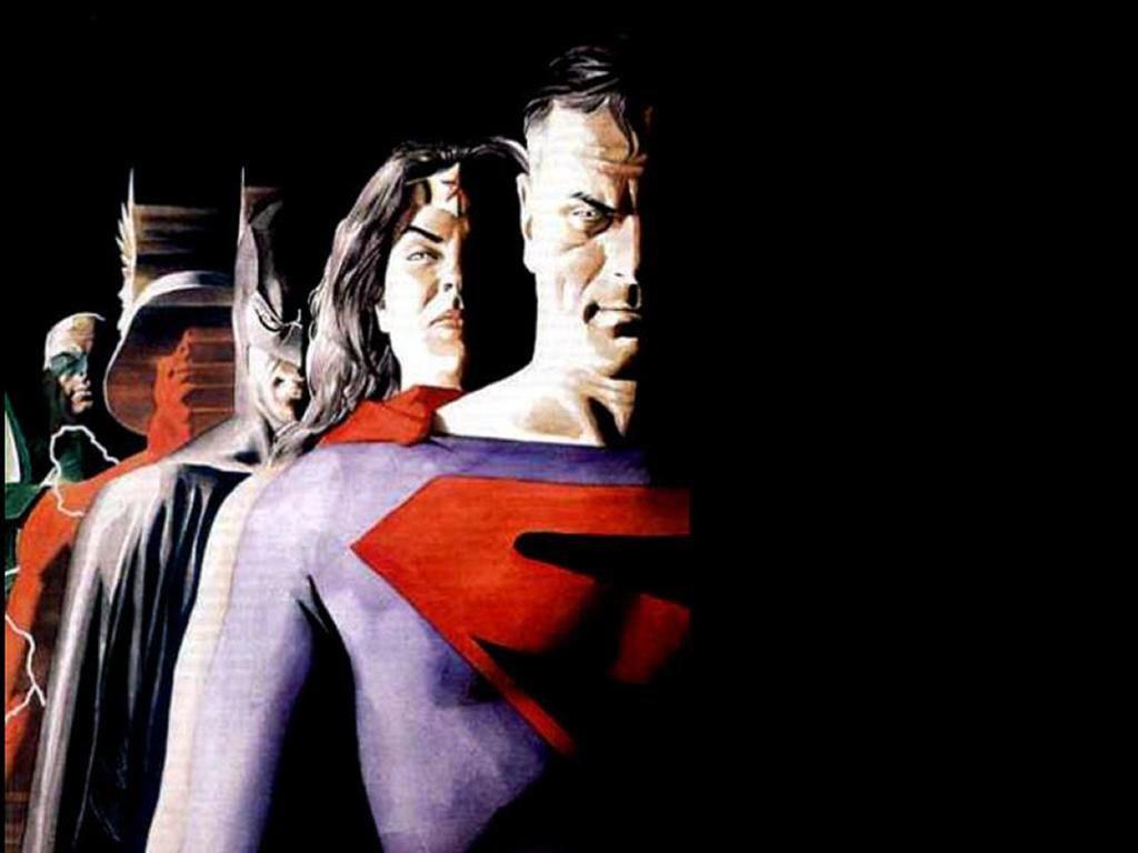 1024x768 Alex Ross - #jla #JusticeLeague