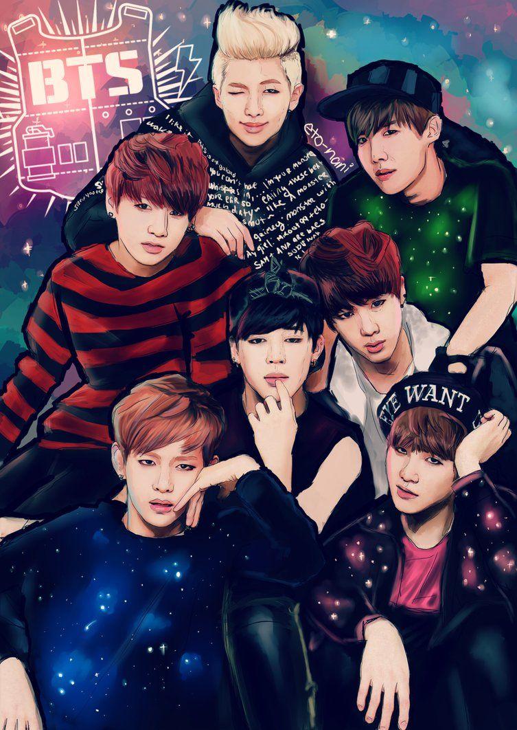 BTS Anime Wallpapers - Top Free BTS Anime Backgrounds ...