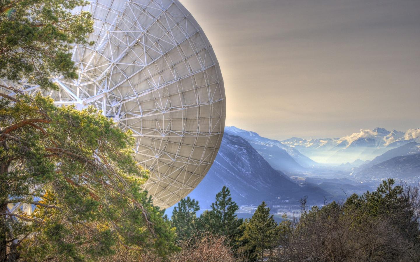 1440x900 Leuk satellite dish Wallpaper Switzerland World Wallpaper in jpg format for free download