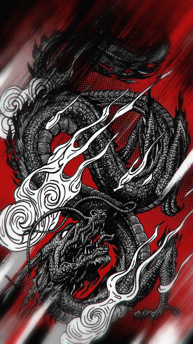 810x1440 Dragon Wallpaper. Dragon wallpaper iphone, Dragon wallpaper, Cool anime wallpaper
