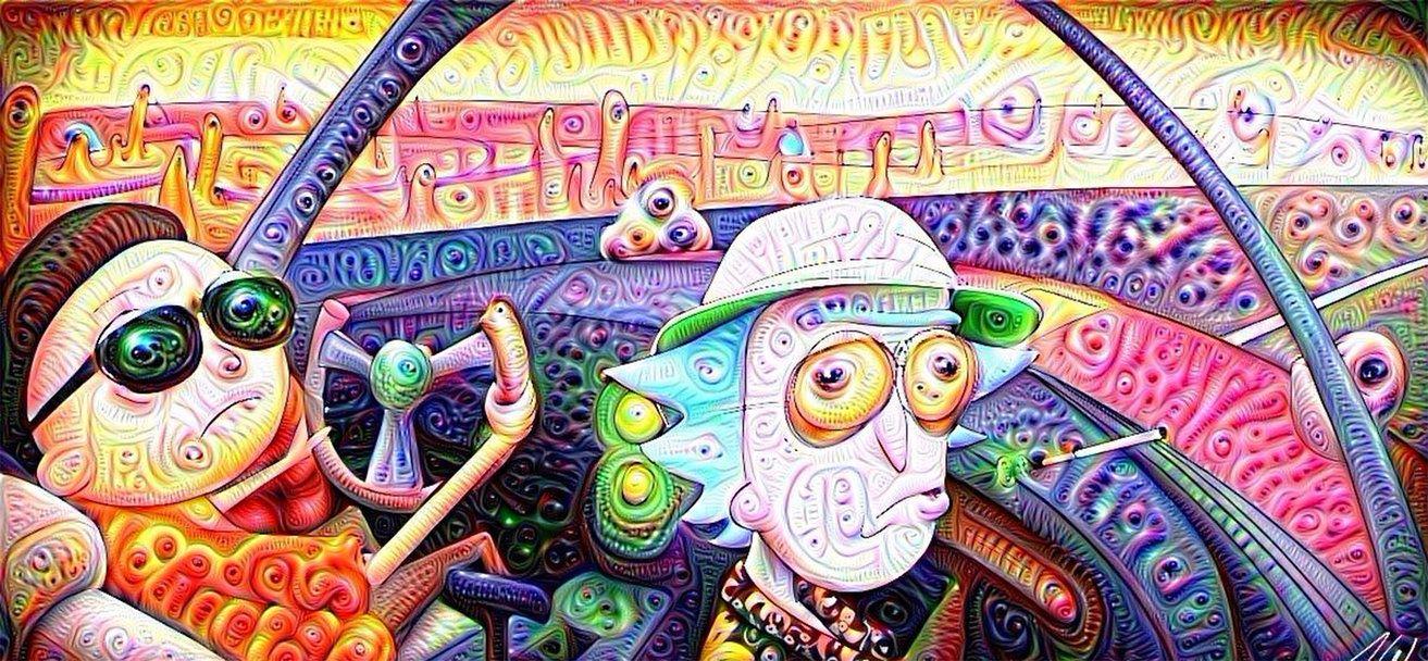 Trippy Rick and morty wallpaper by Hyasat99 - Download on ZEDGE