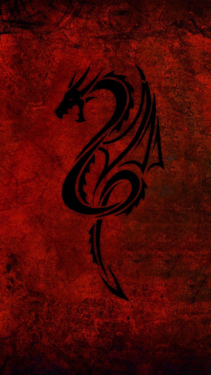 800x1420 Red and Black iPhone Wallpaper
