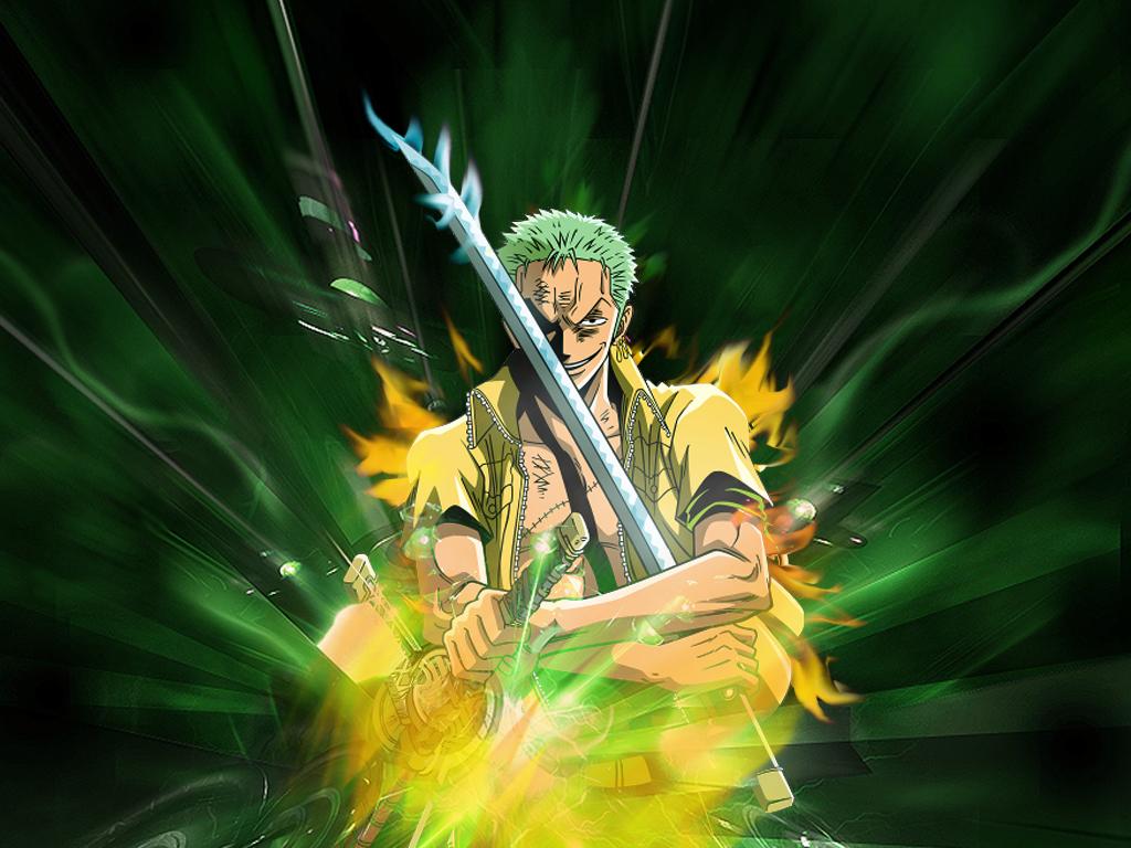 Zoro In Epic Manga Style Wallpaper by patrika