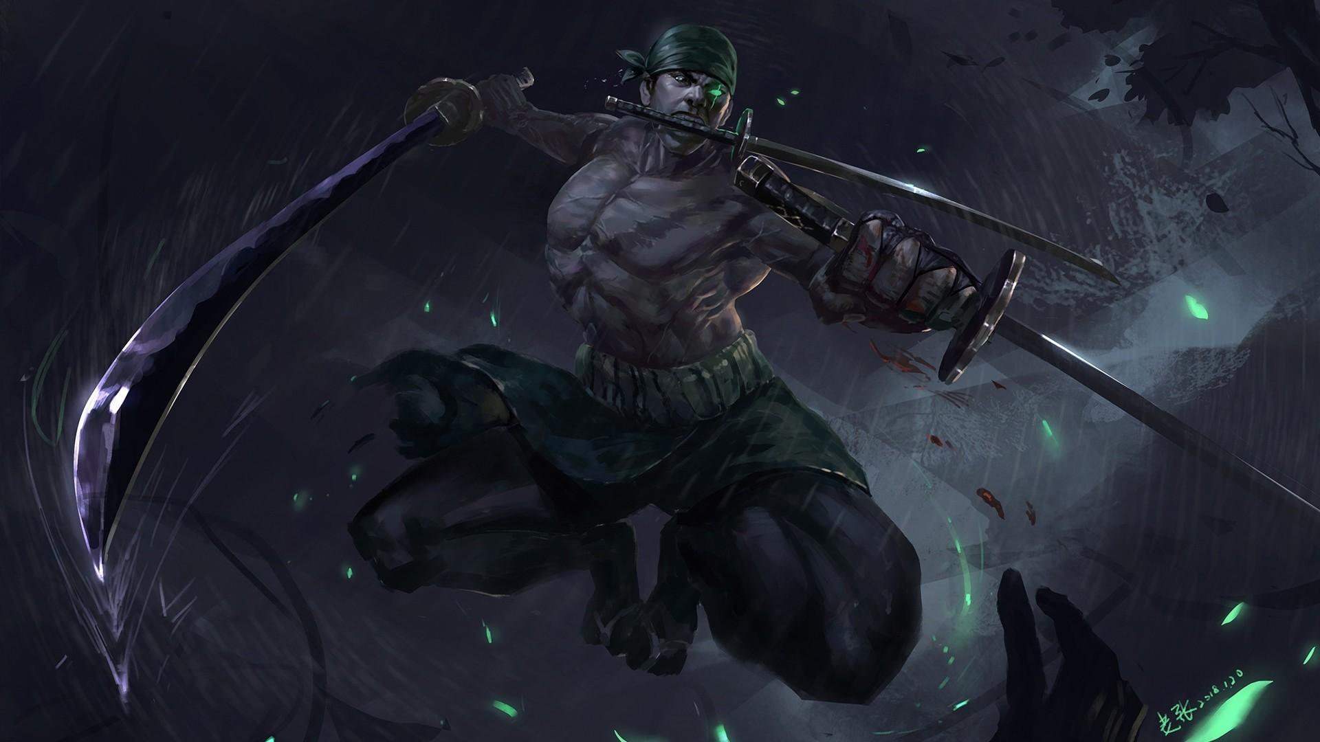 1920x1080 Wallpaper at Washington: 1080p One Piece Zoro Wallpaper HD