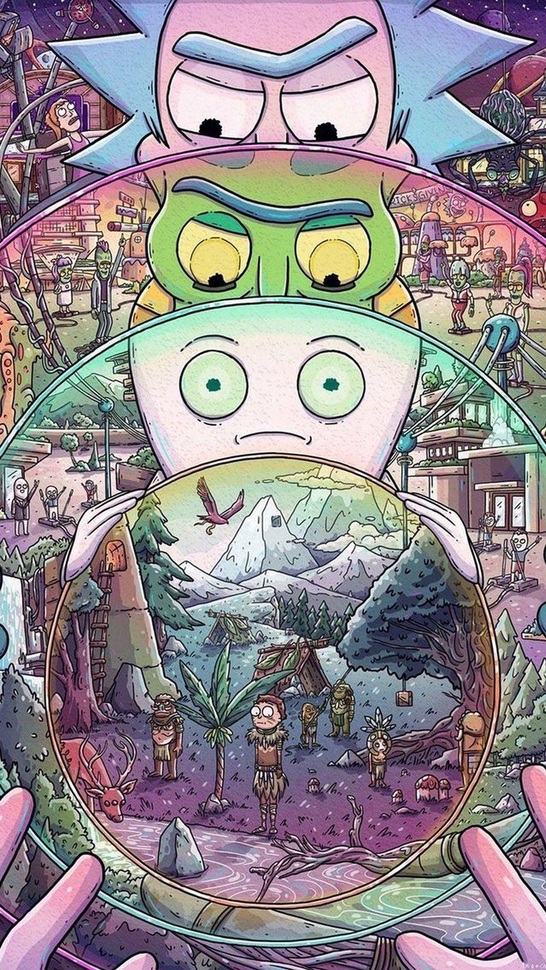 Rick And Morty Trippy Wallpapers Top Free Rick And Morty Trippy Backgrounds Wallpaperaccess