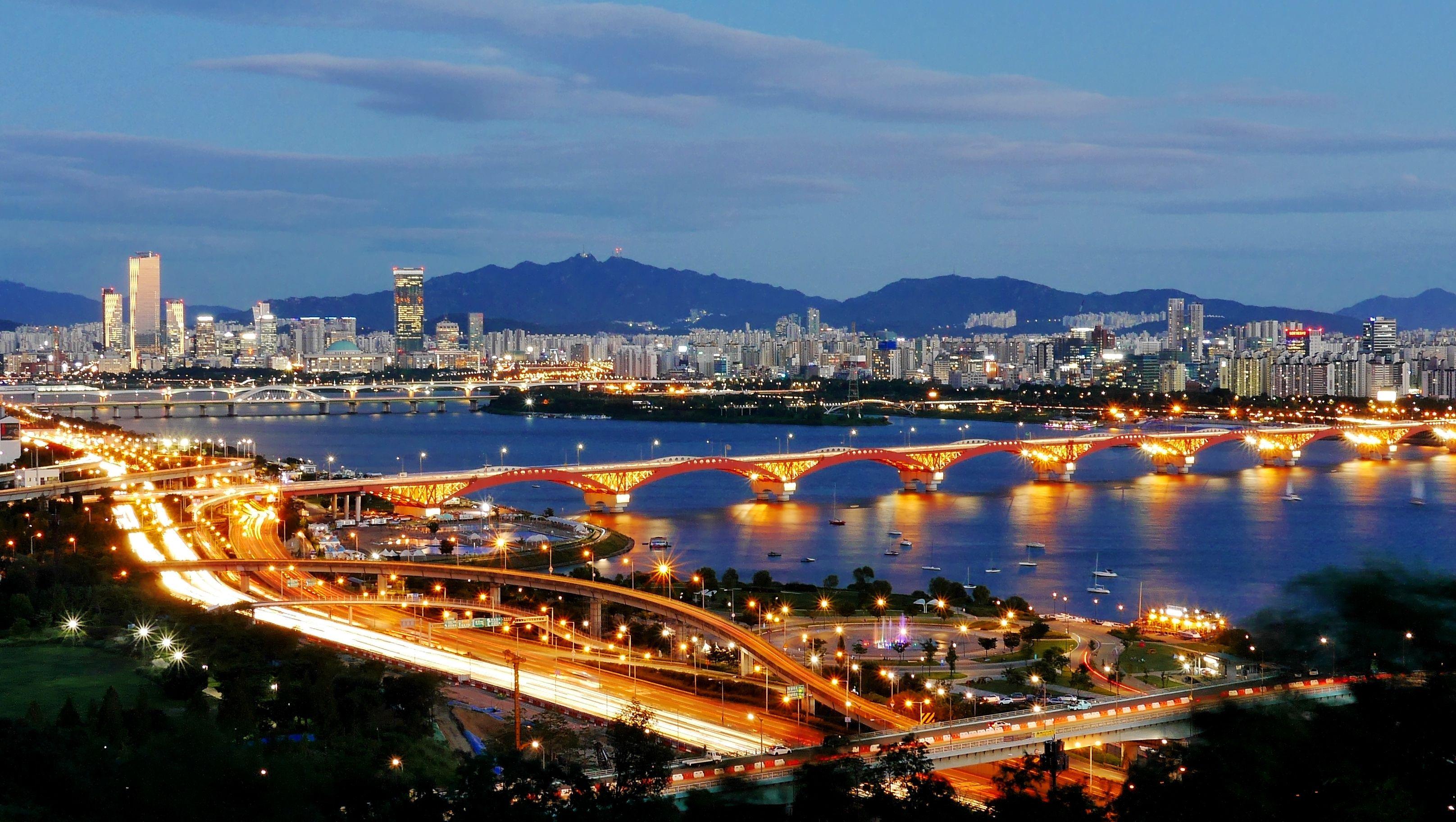 3232x1824 Seoul Wallpaper for Laptop