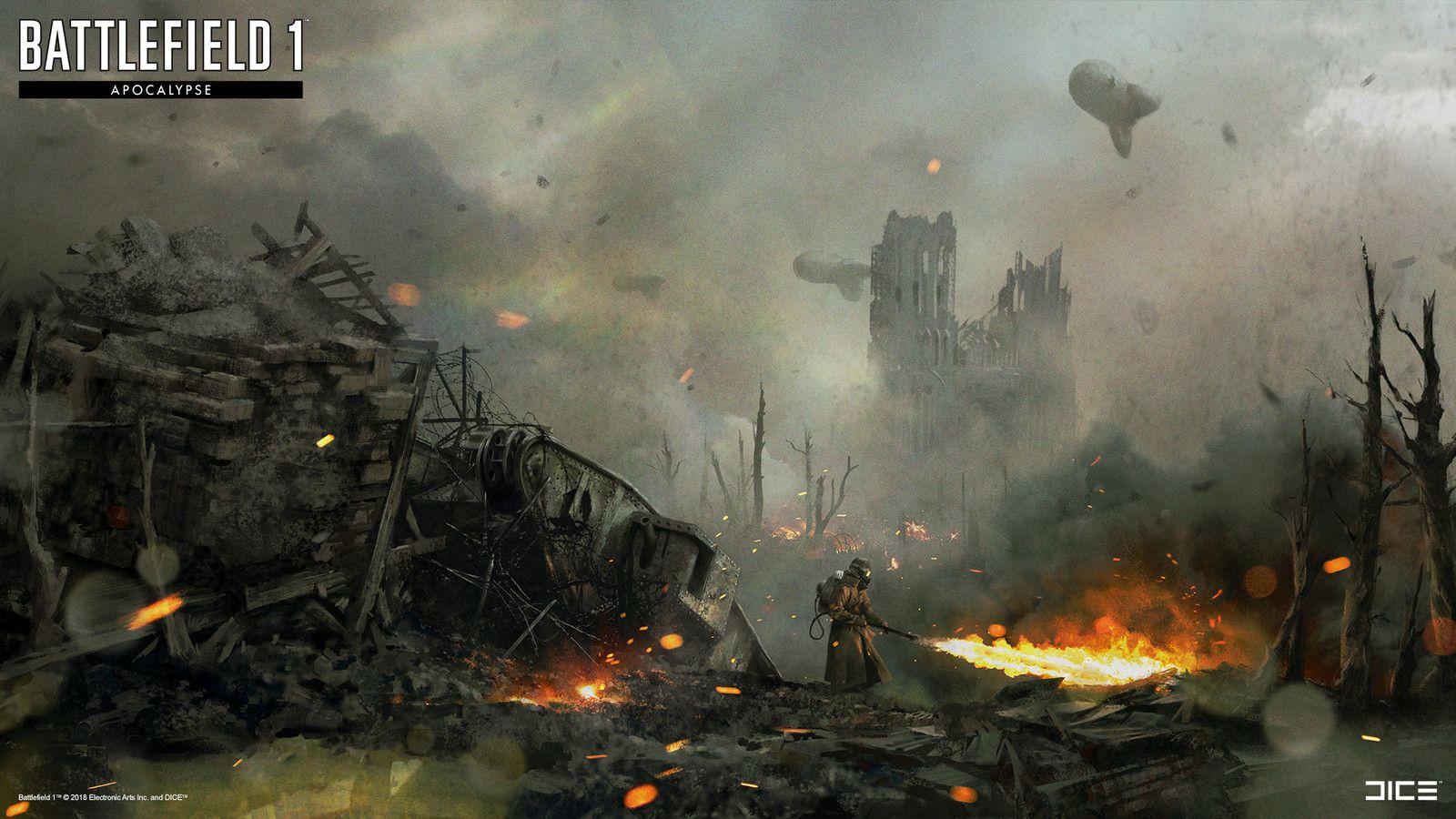1600x900 Battlefield 1 Sustain Concept Artworks Ar. Battlefield Apocalypse Wallpaper, Battlefield 1 Wallpaper