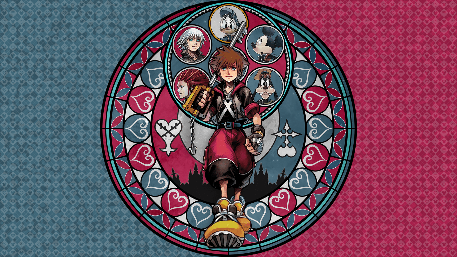 Kingdom Hearts Stained Glass Wallpapers Top Free Kingdom Hearts