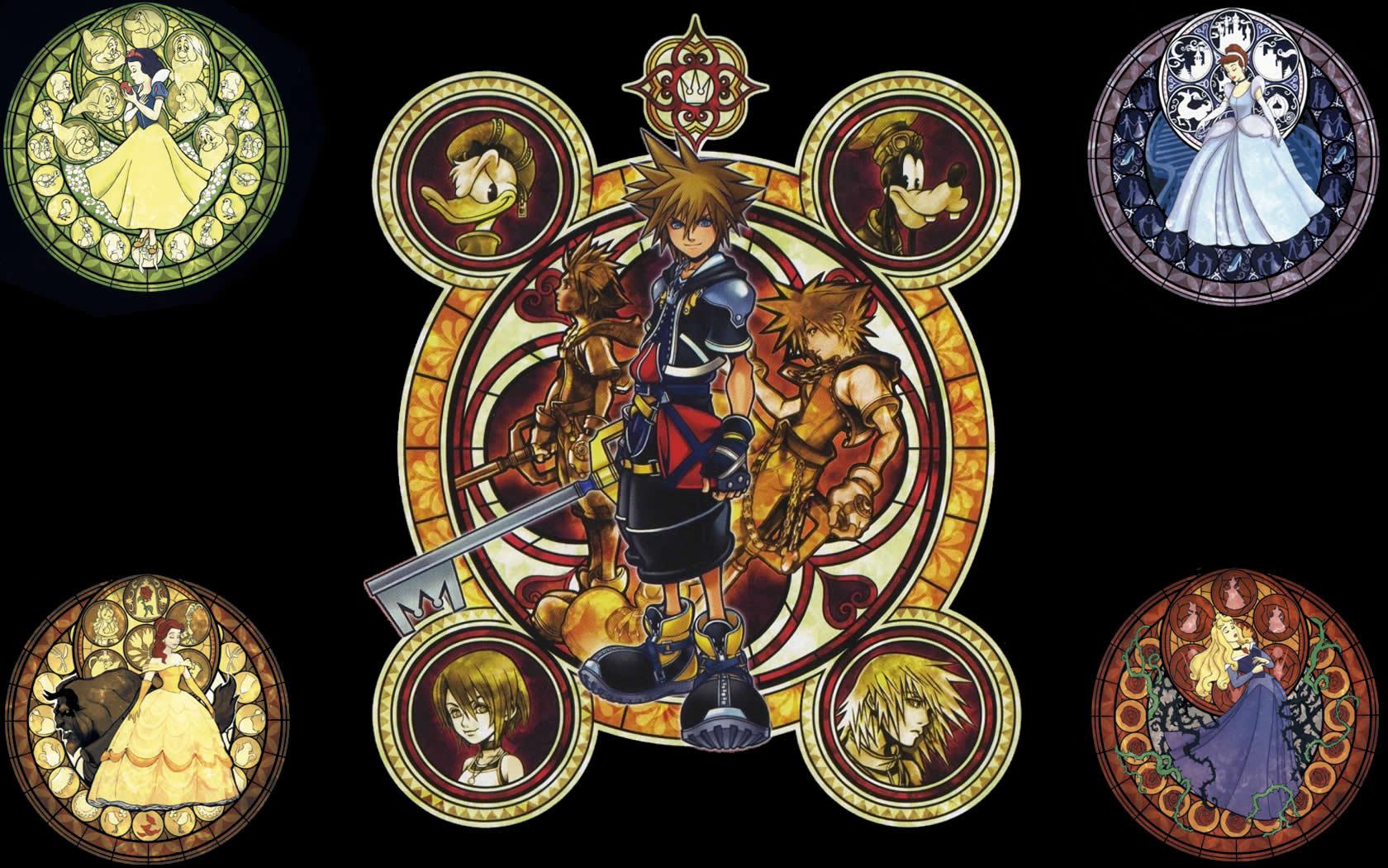 1680x1050 Cross Stitch Pattern for Kingdom Hearts Keyblade Master and
