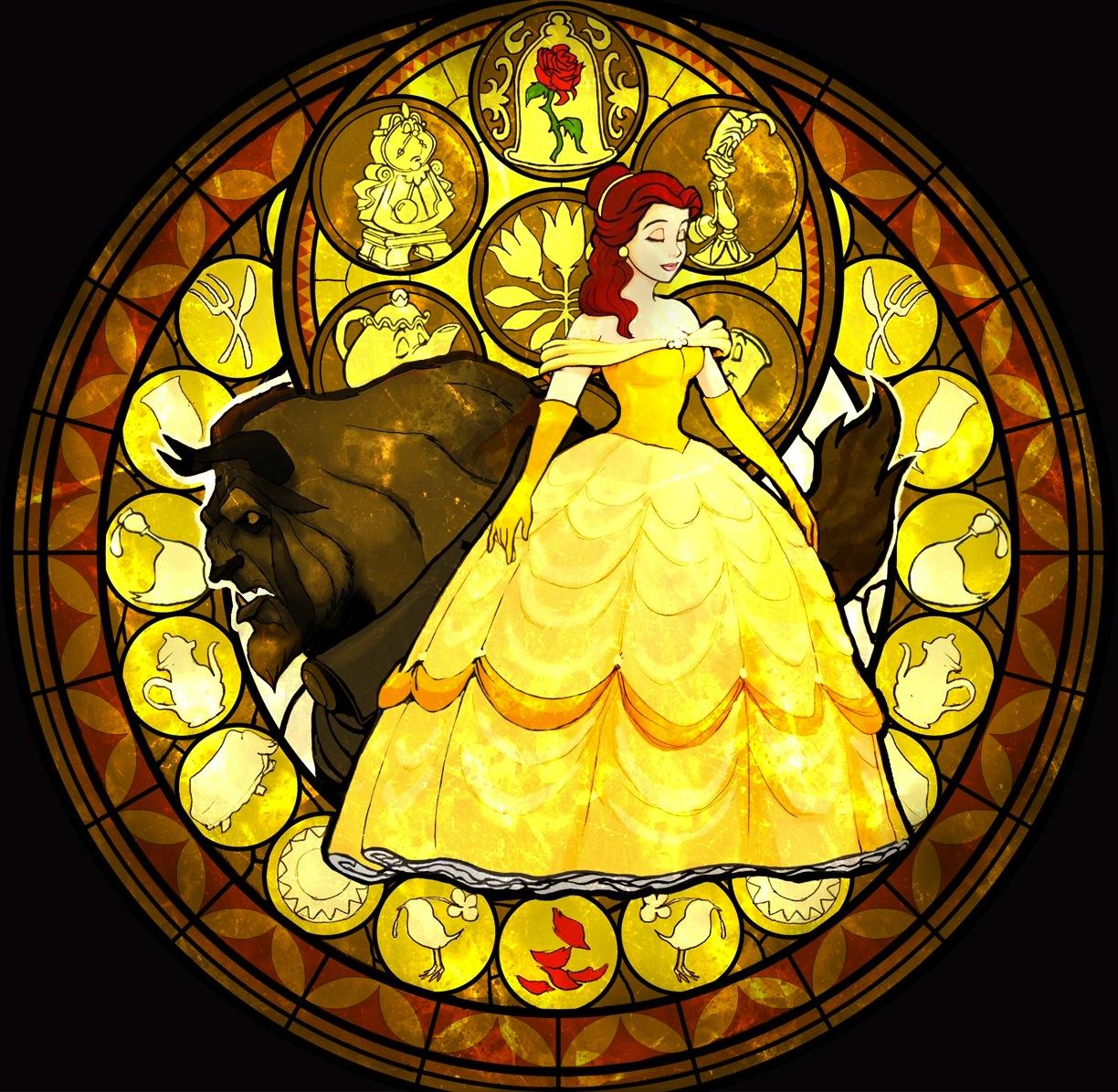 1224x1196 Disney Stained Glass Wallpaper
