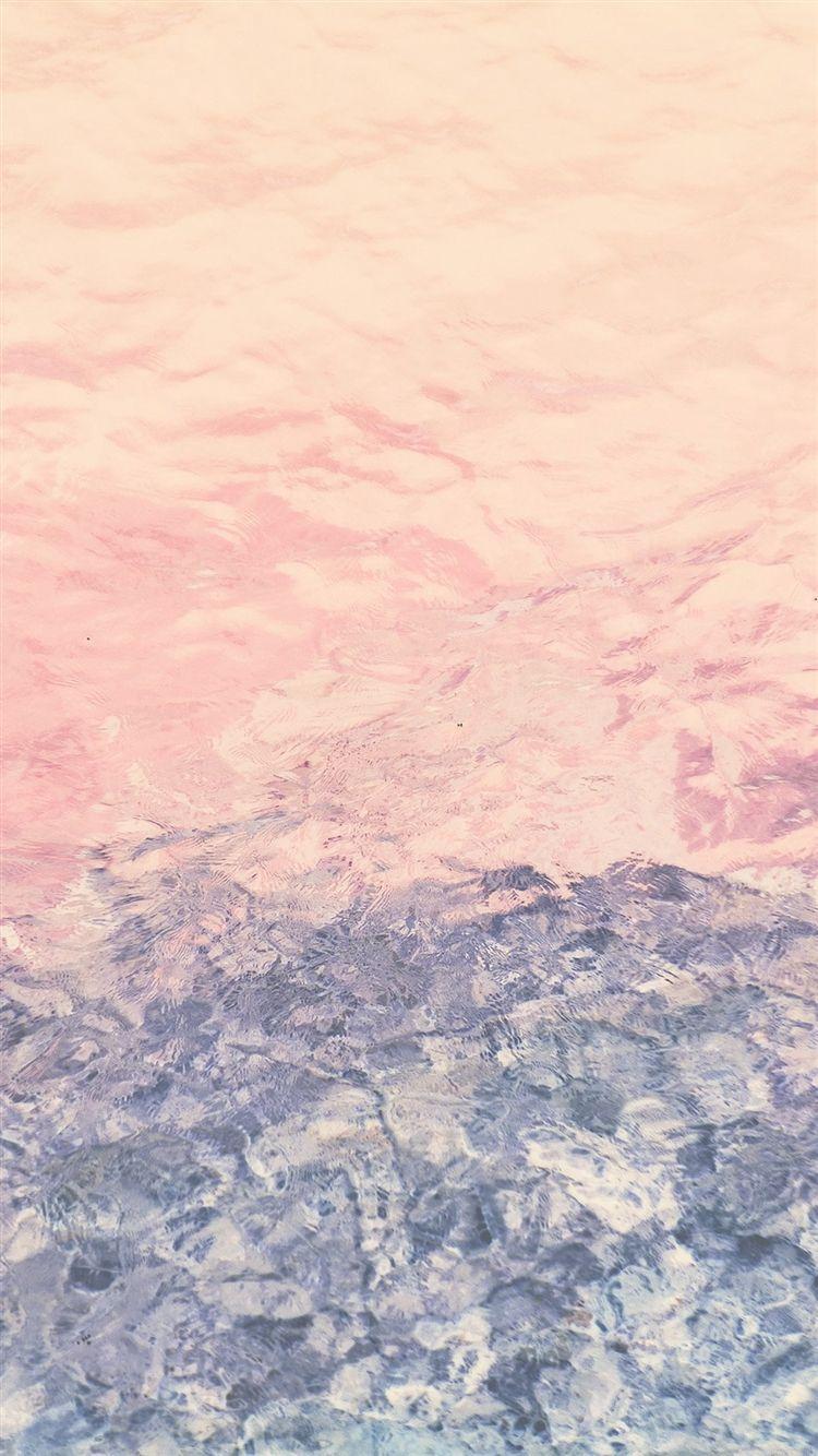 750x1334 Water Texture Pink Summer Wave Nature Sea iPhone 8 Wallpaper