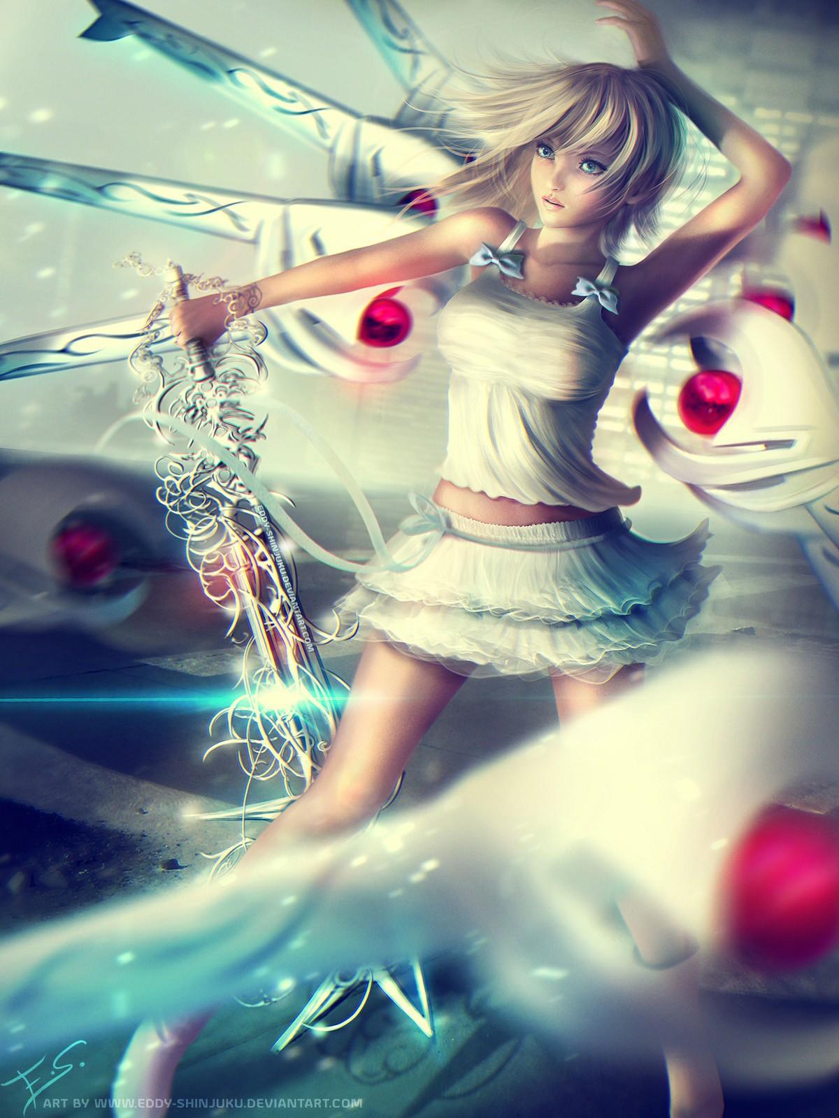 1200x1600 #Noah Bradley, #sword, #Kingdom, #glass, #king, #men, #stained glass, #colorful wallpaper. Mocah HD Wallpaper