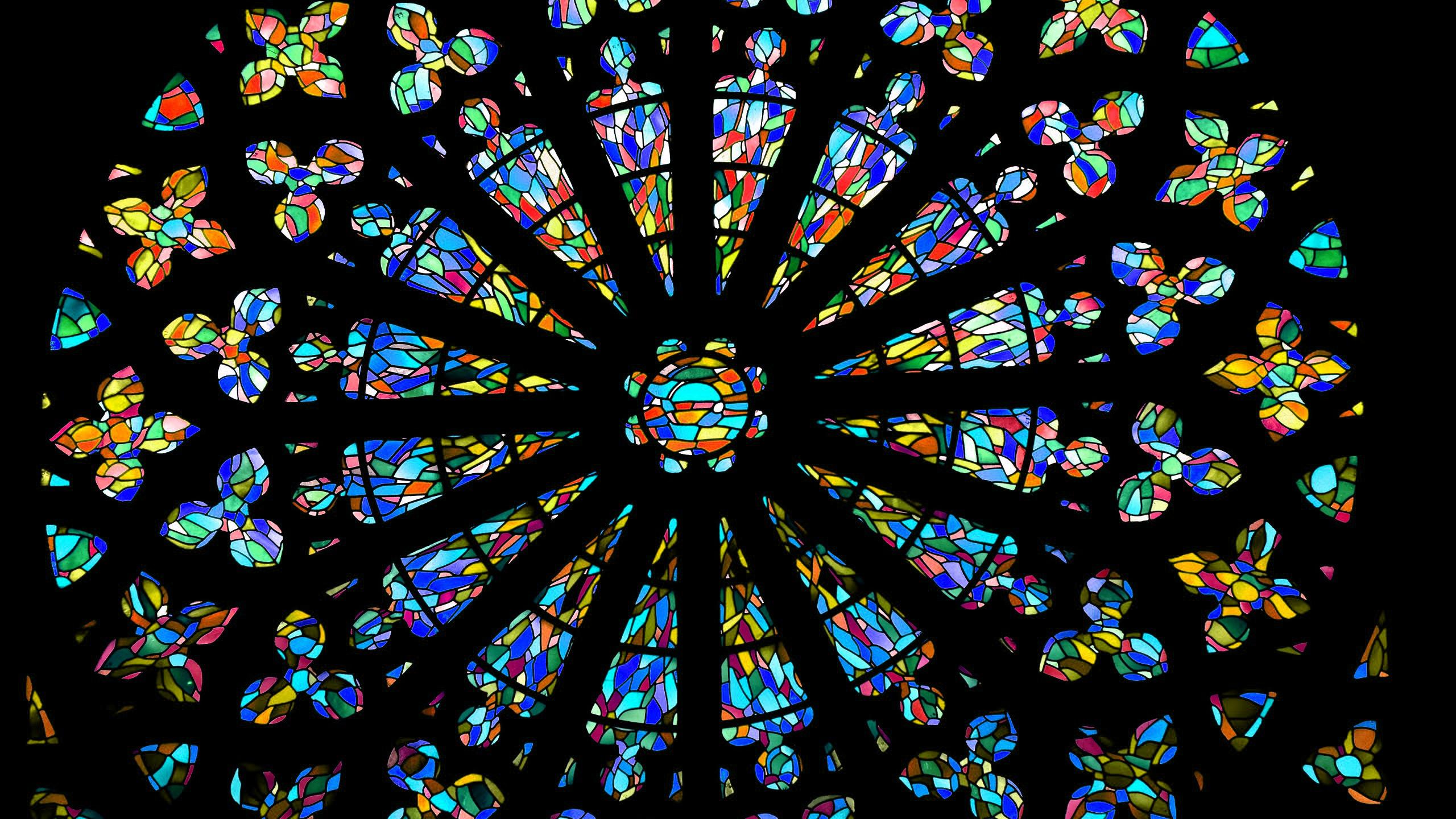 2560x1440 Hd Wallpaper Church Windows With Stained Glass Data Src HD Wallpaper