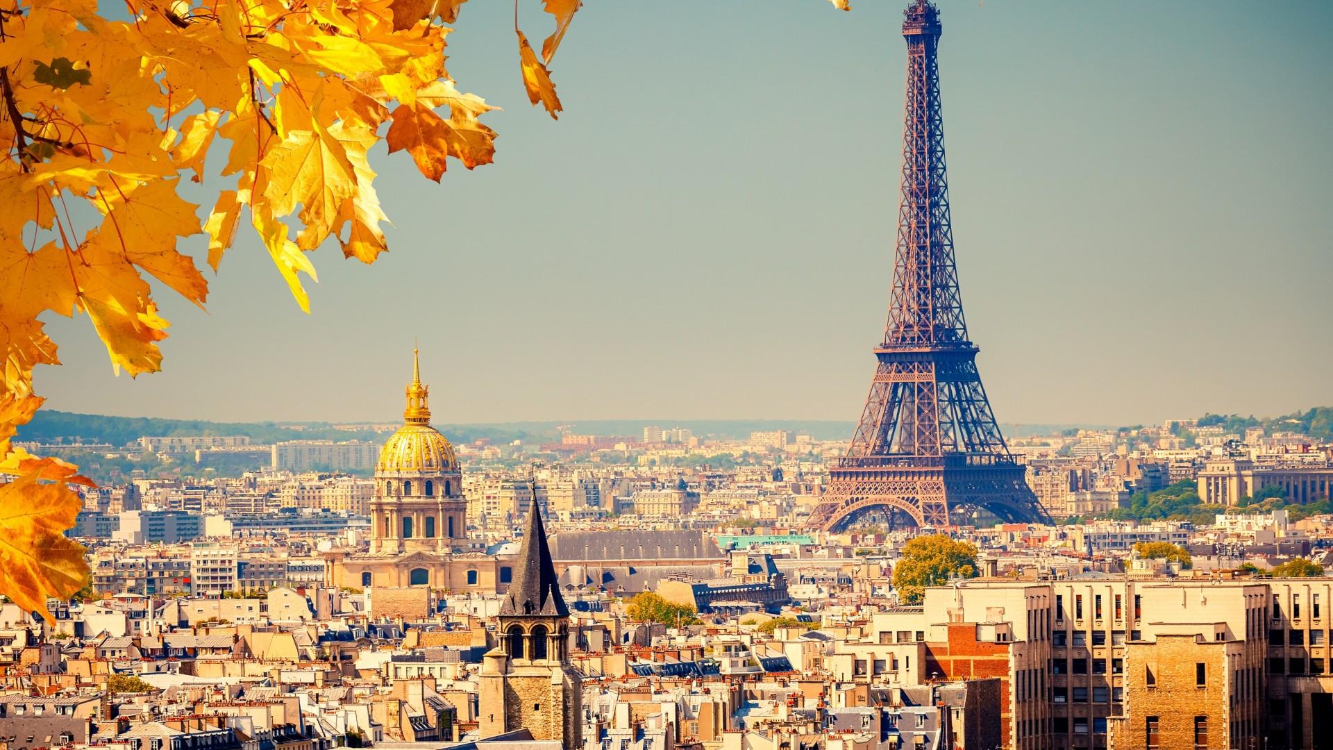 1920x1080 Download Wallpaper autumn france eiffel tower paris, 1920x Autumn in Paris