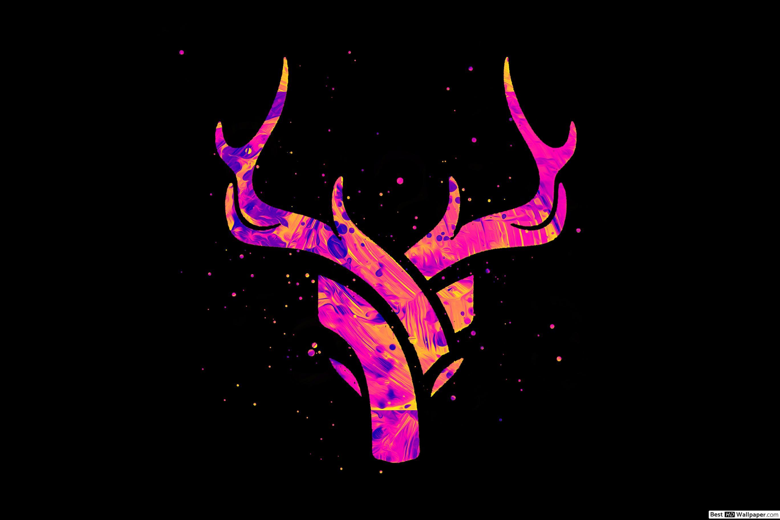 2736x1824 Deer Wallpaper Art