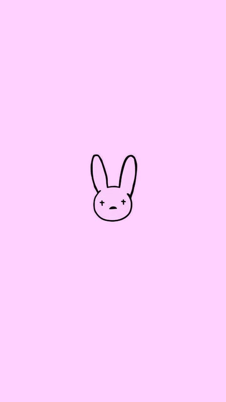 720x1280 Bad Bunny Lockscreen #badbunny Bad Bunny Pink Lockscreen. Bunny wallpaper, Bad bunny pink, Bunny poster