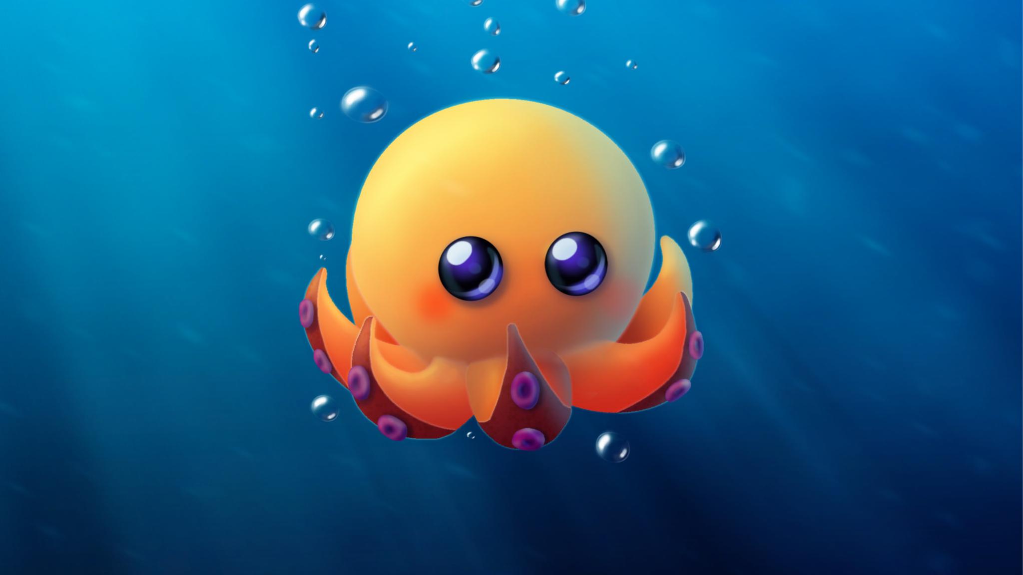 2048x1152 Octopus Digital Art 2048x1152 Resolution HD 4k Wallpaper, Image, Background, Photo and Picture