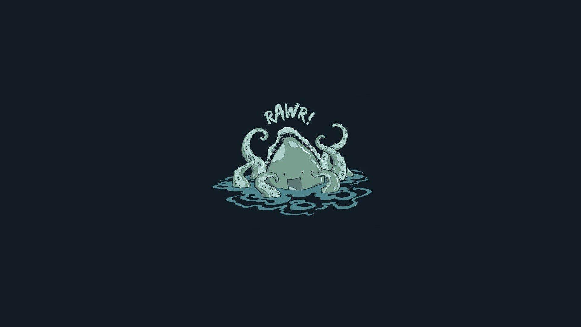 1920x1080 HD Octopus Wallpaper