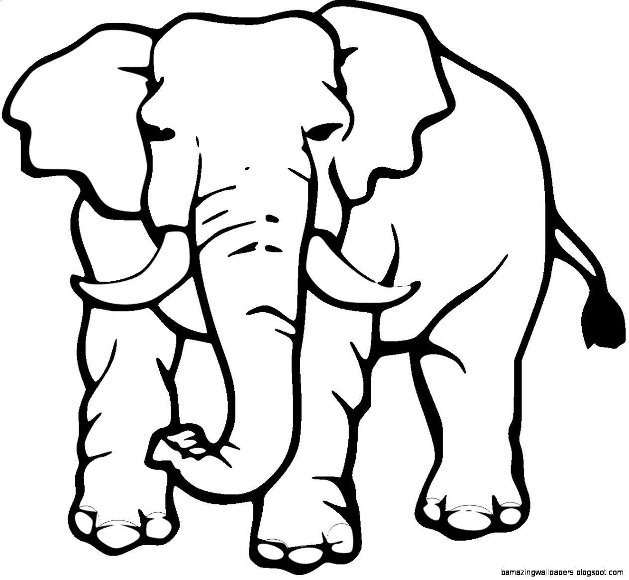 1264x1165 Best Cute Elephant Clipart Black and White