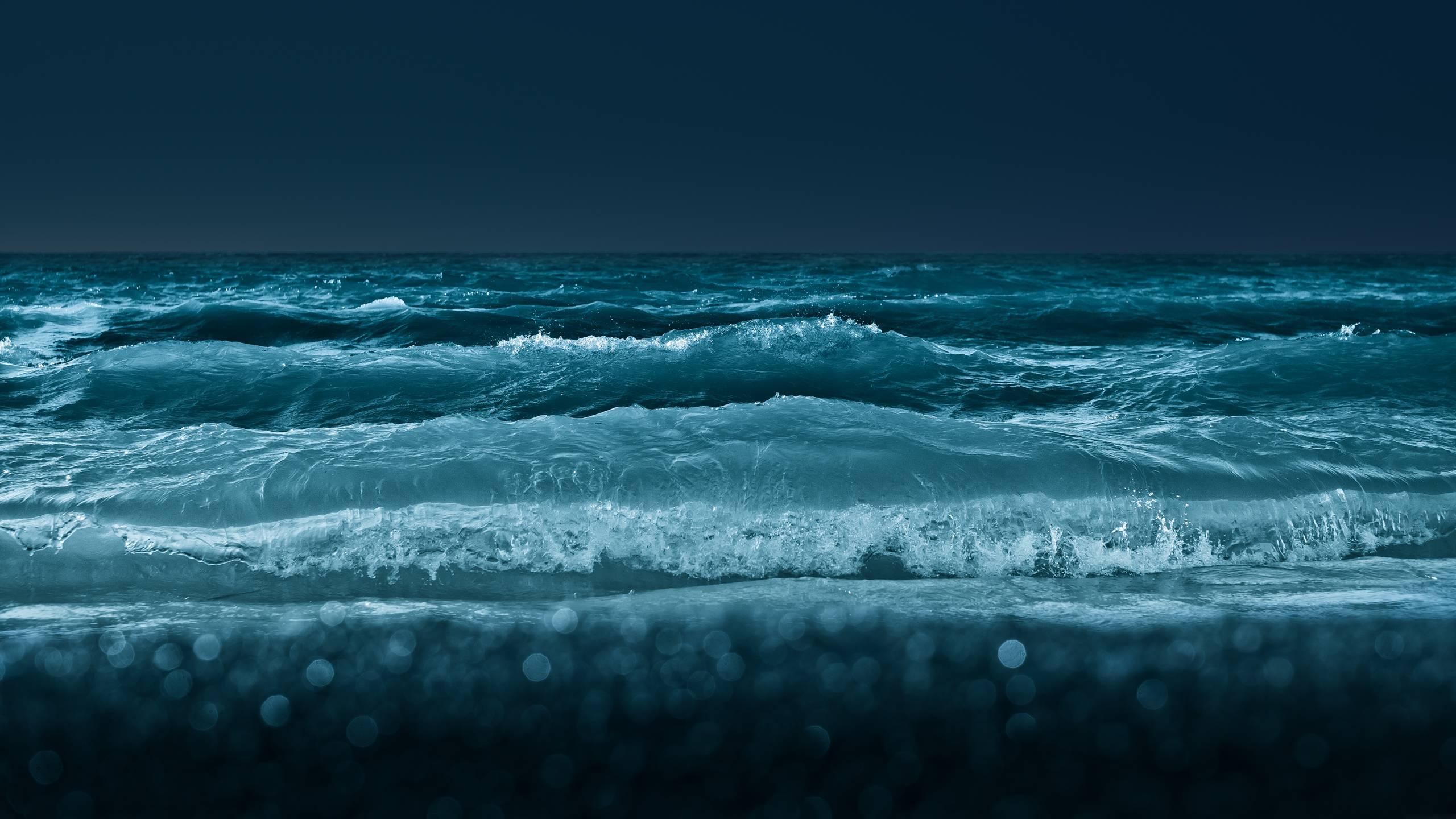2560x1440 Sea At Night Wallpaperx1440