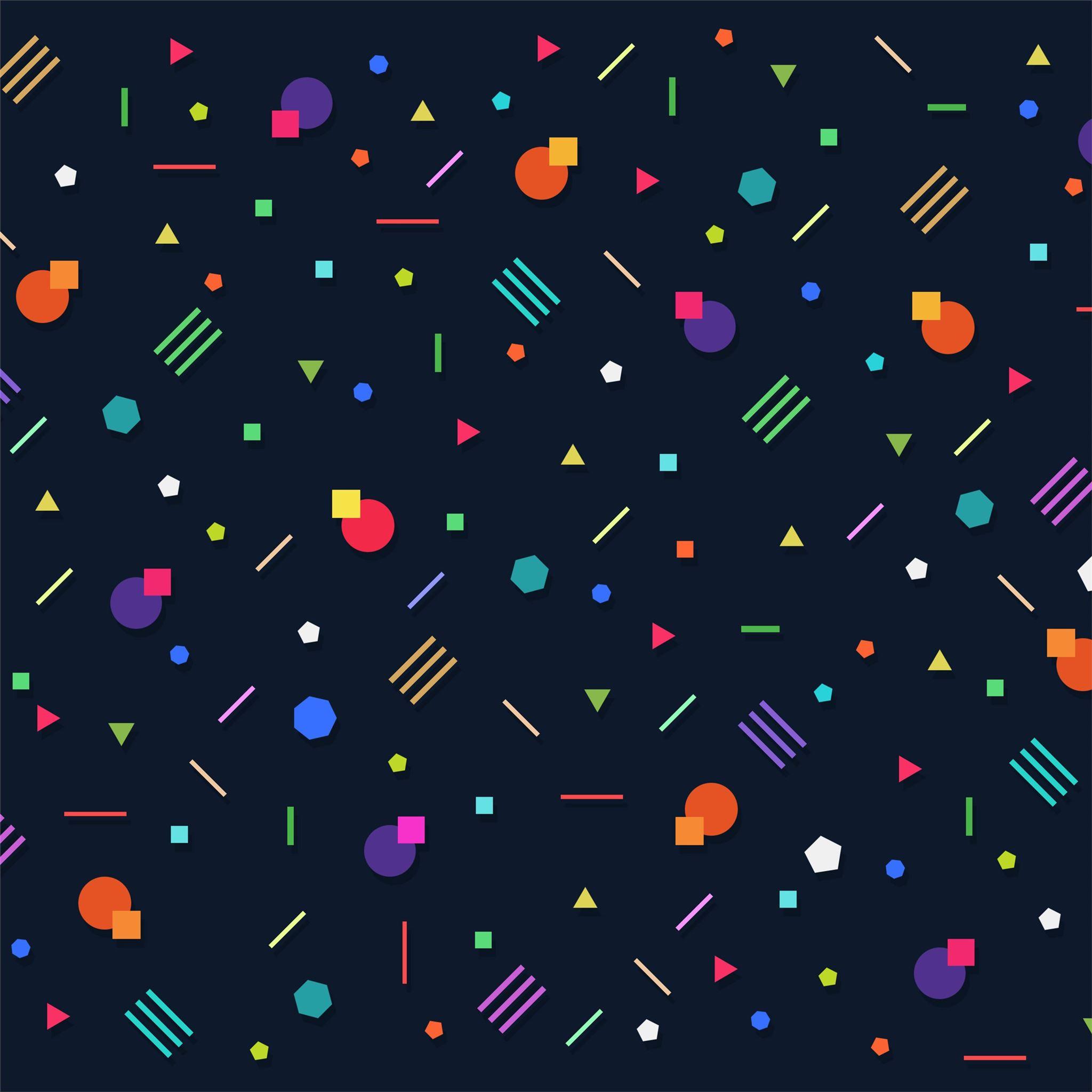 2048x2048 abstract minimalism digital art iPad Air Wallpaper Free Download