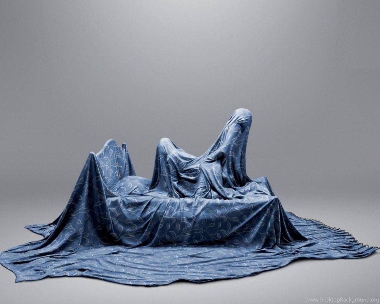 1280x1024 Blue Bedroom Angel No Comment Wallpaper Desktop Background