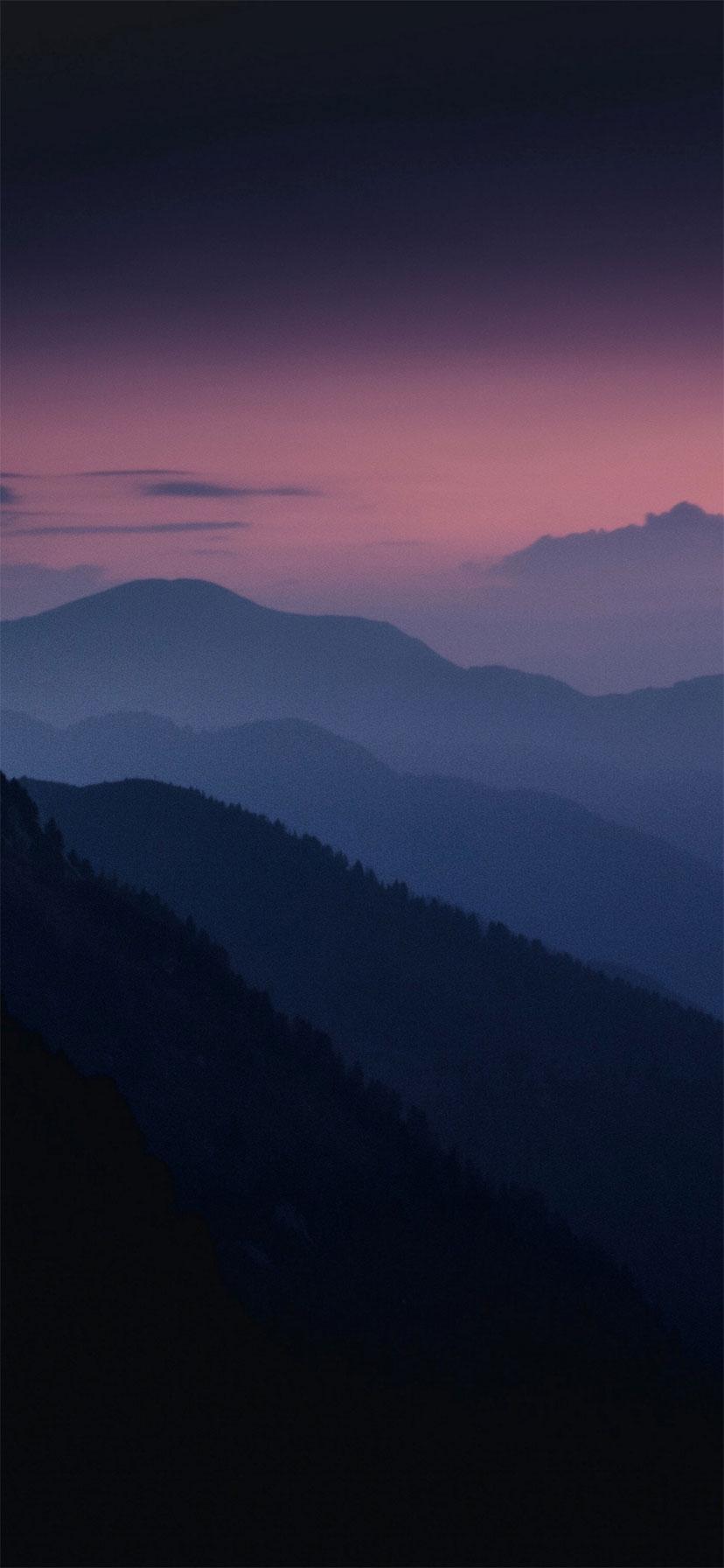 828x1792 iPhone Dark Landscape Wallpaper