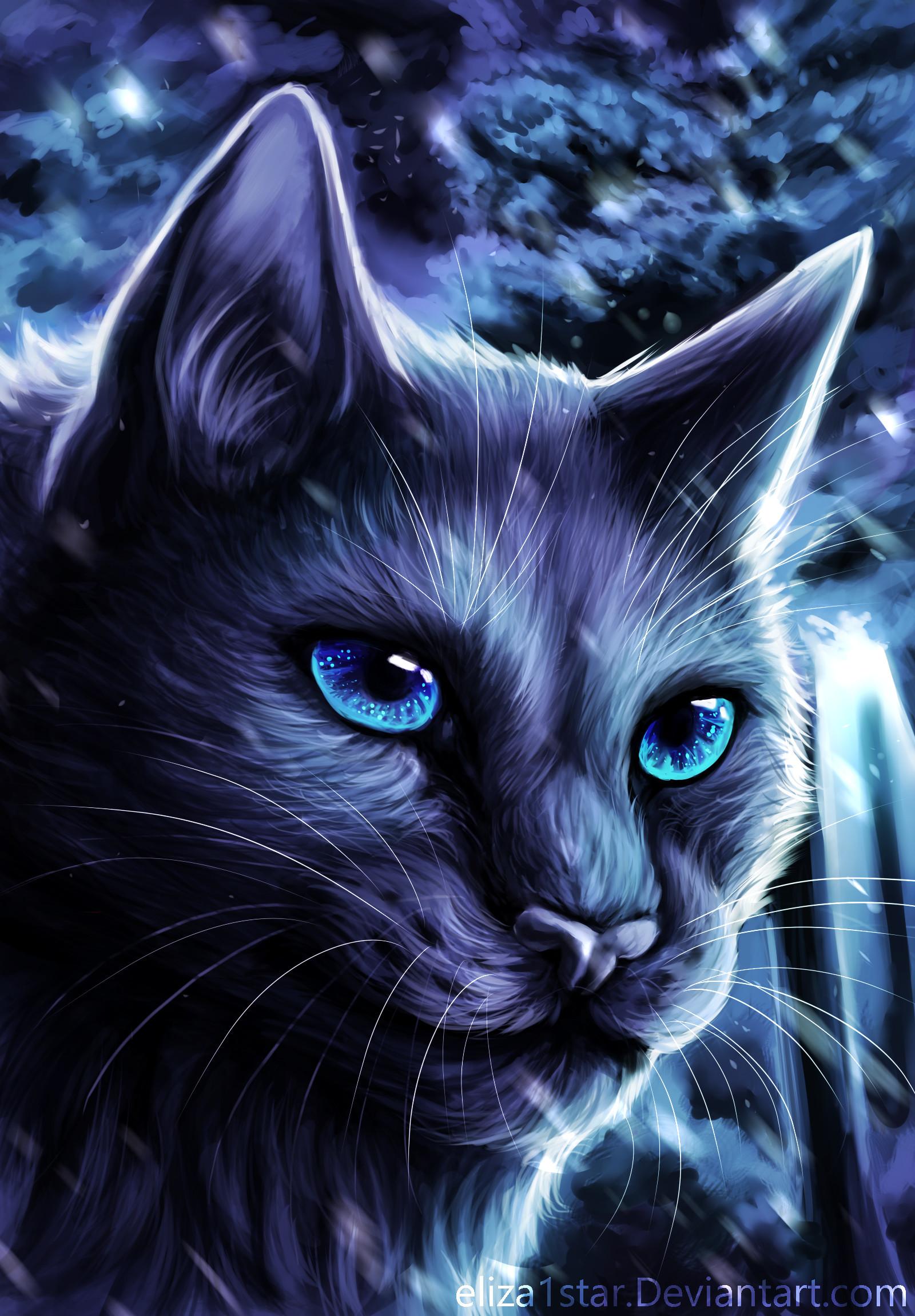 1600x2300 Warrior Cats Wallpaper Bluestar background picture