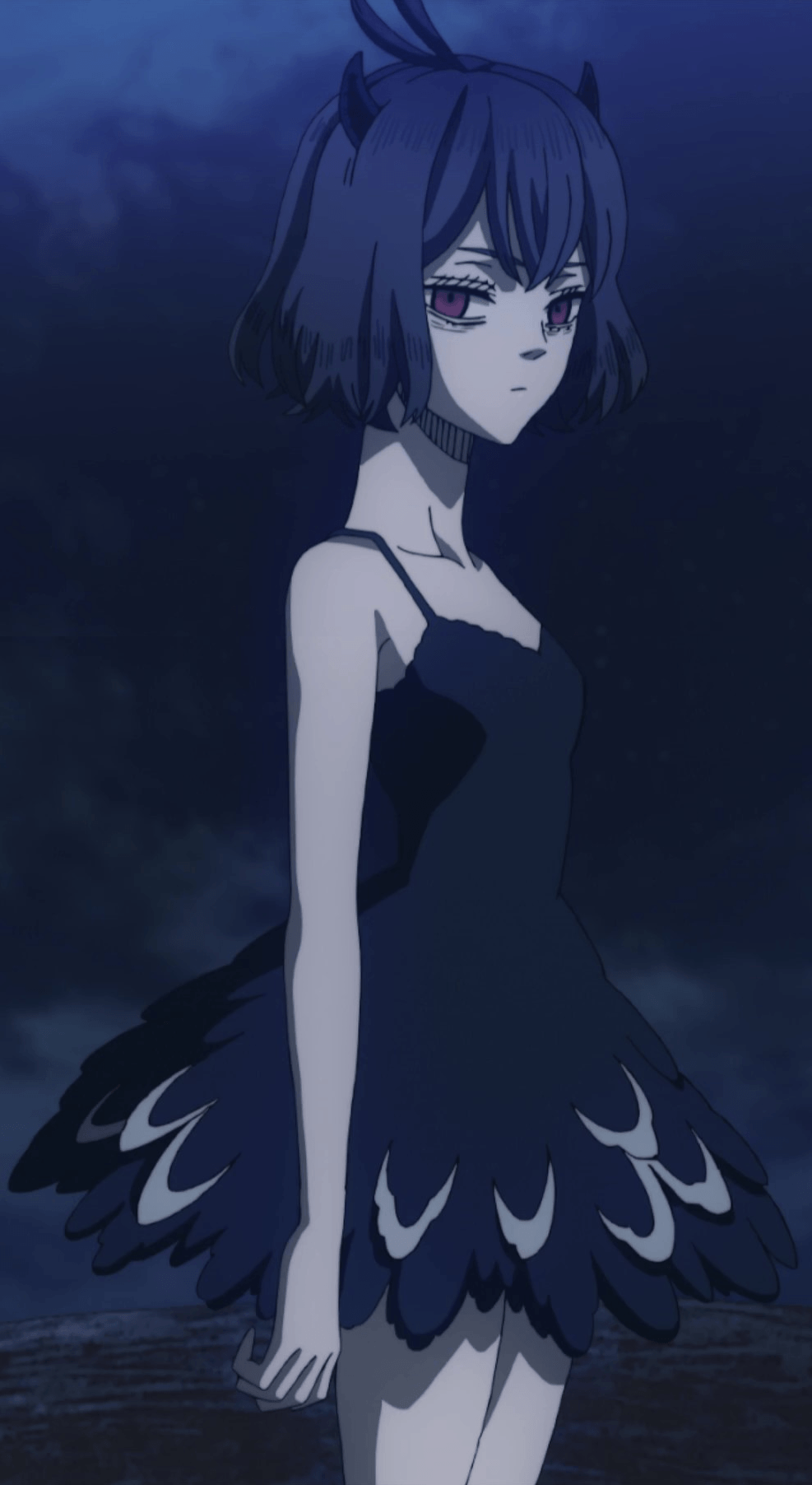 987x1804 Nero Black Clover HD Phone Wallpaper
