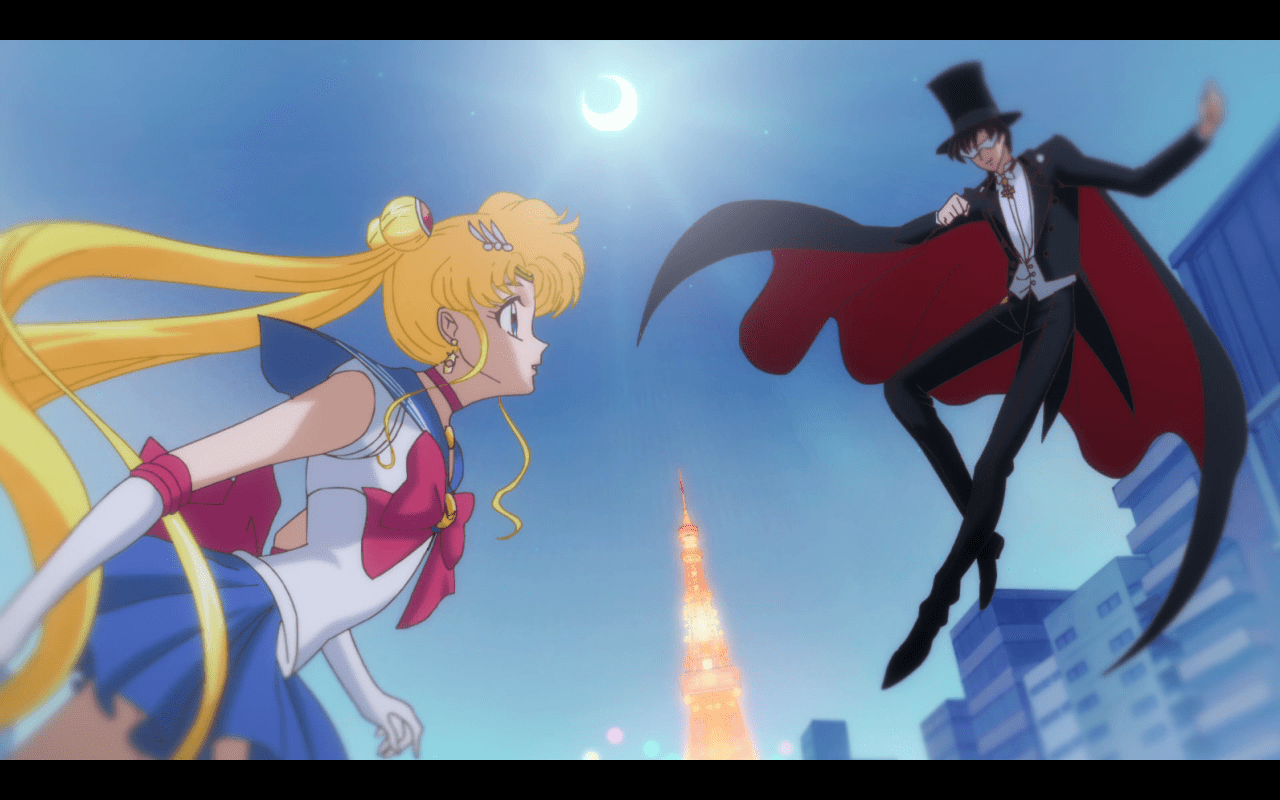 1280x800 4K wallpaper: Sailor Moon And Tuxedo Mask Phone Wallpaper