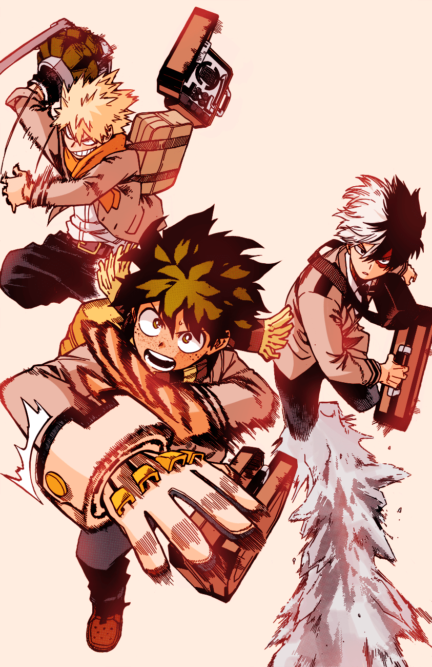 843x1300 Deku Bakugo Wallpaper