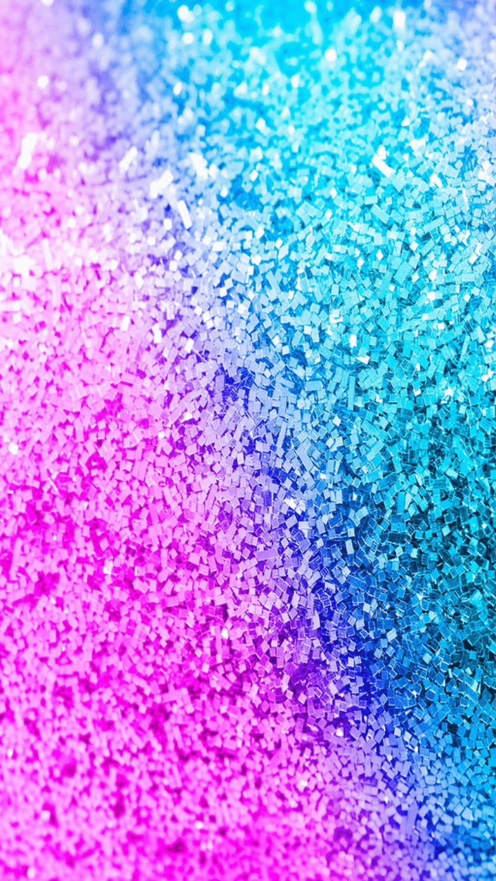 720x1280 Blue And Pink Glitter Wallpaper