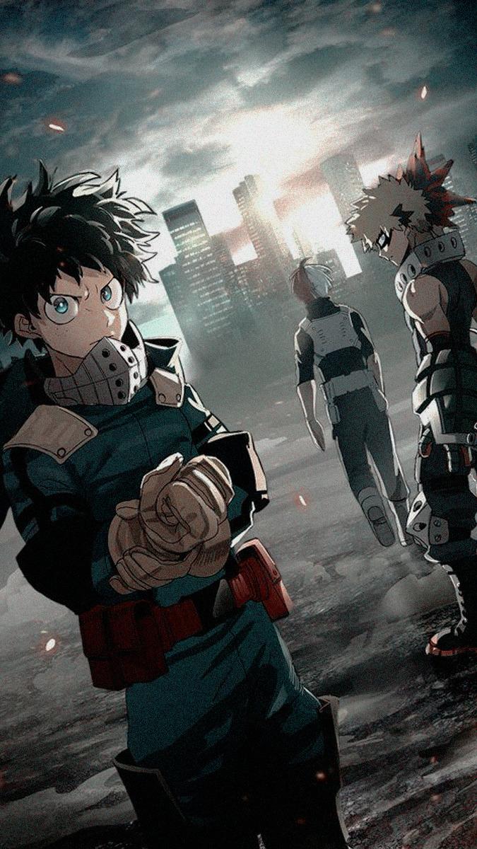 675x1200 Boku no hero lockscreens