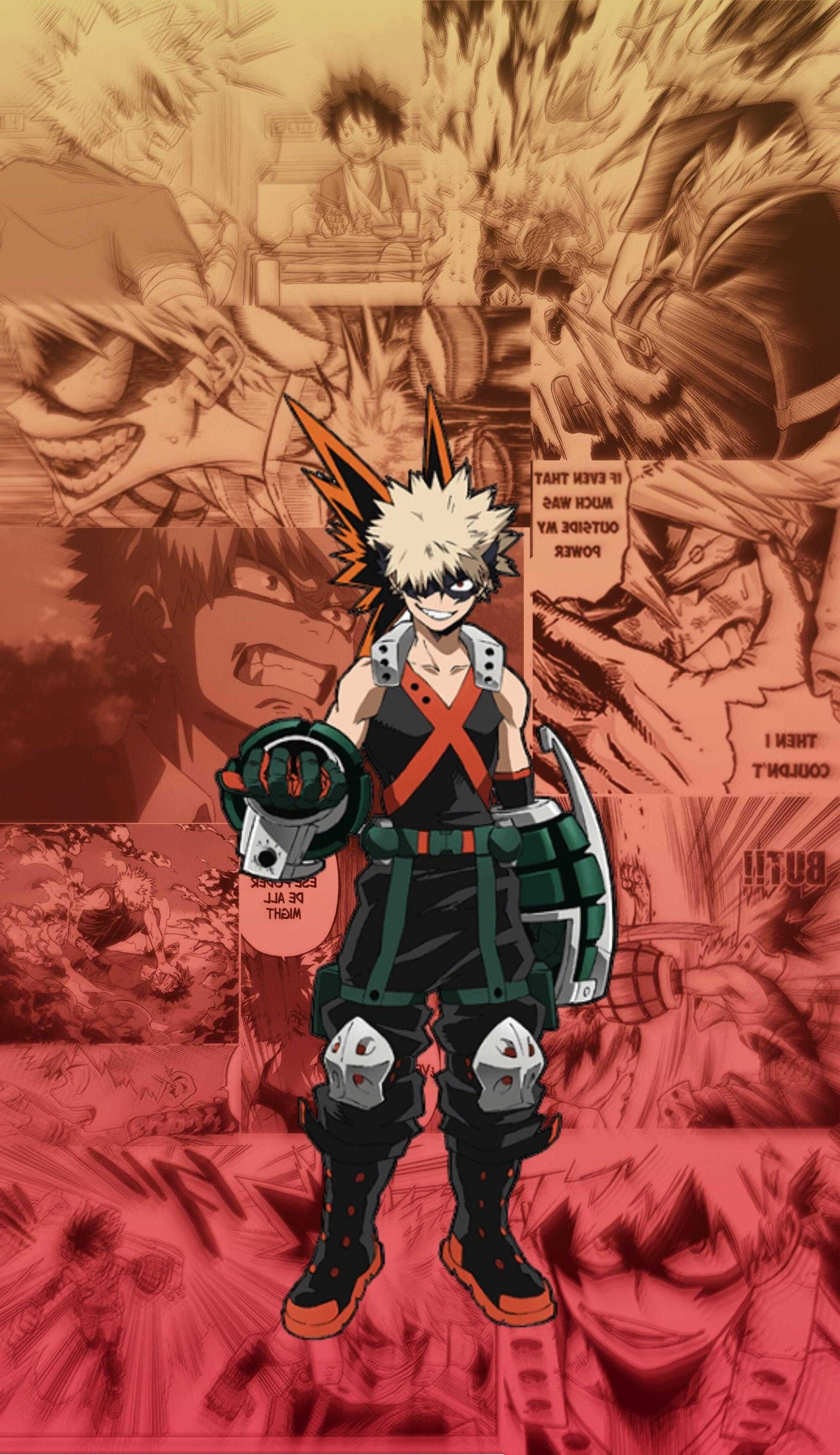 2001x3465 Bakugou Phone Wallpaper