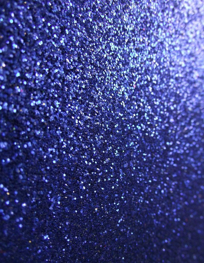 787x1014 Blue Glitter Wallpaper